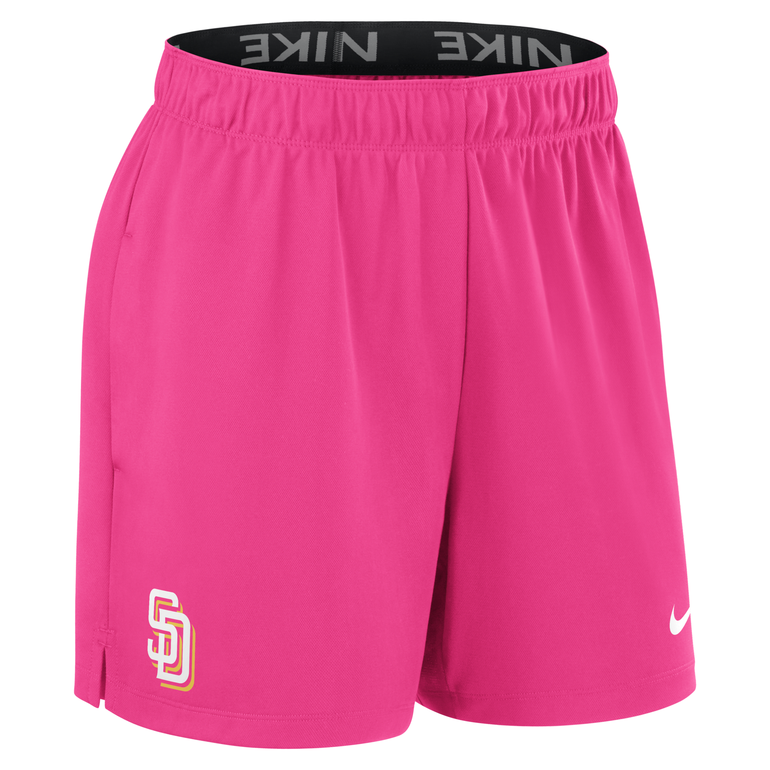 NIKE SAN DIEGO PADRES AUTHENTIC COLLECTION CITY CONNECT  WOMEN'S DRI-FIT MLB SHORTS,1015646511