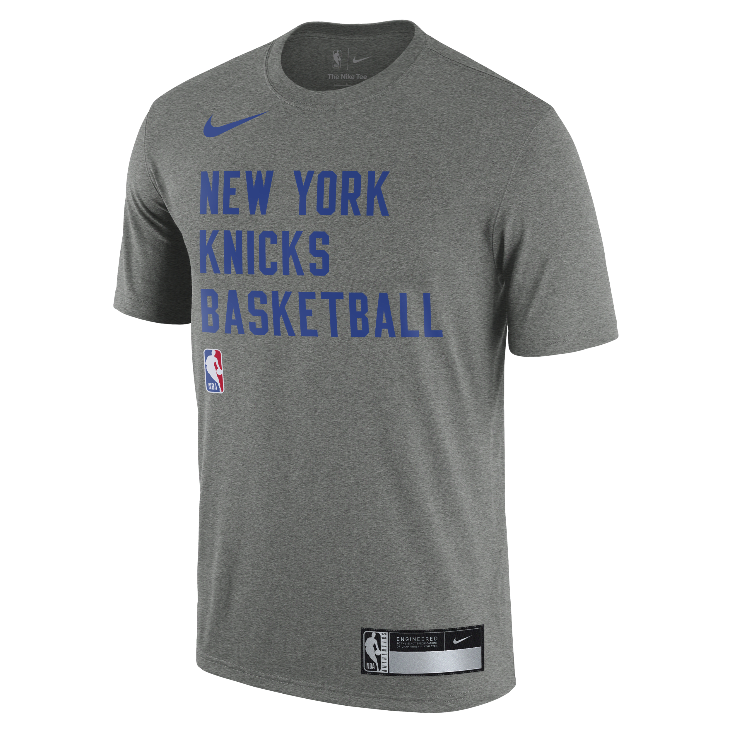 NIKE NEW YORK KNICKS MEN'S DRI-FIT NBA PRACTICE T-SHIRT 1011995742