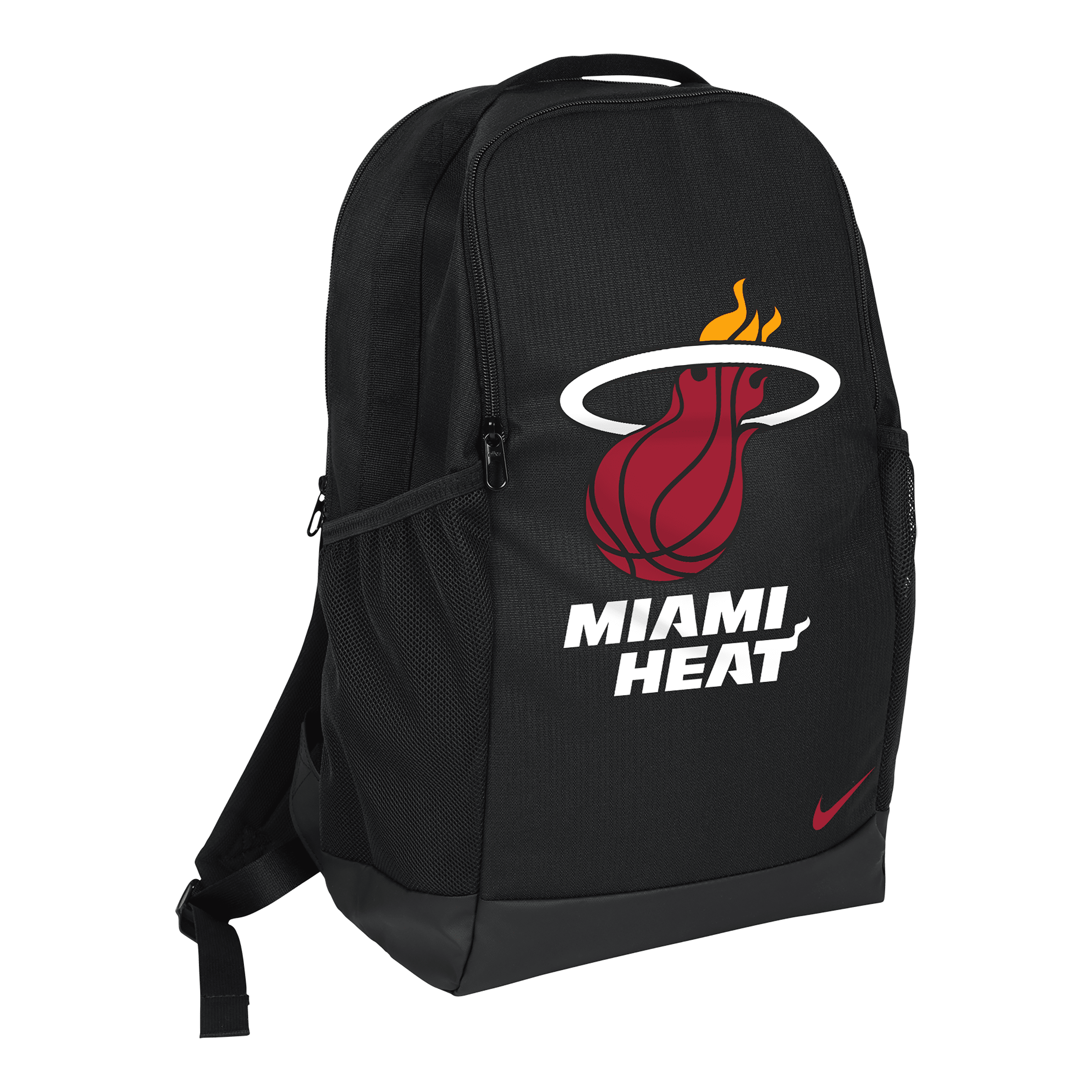 Nike Miami Heat Brasilia Unisex Nba Backpack (24l) In Black