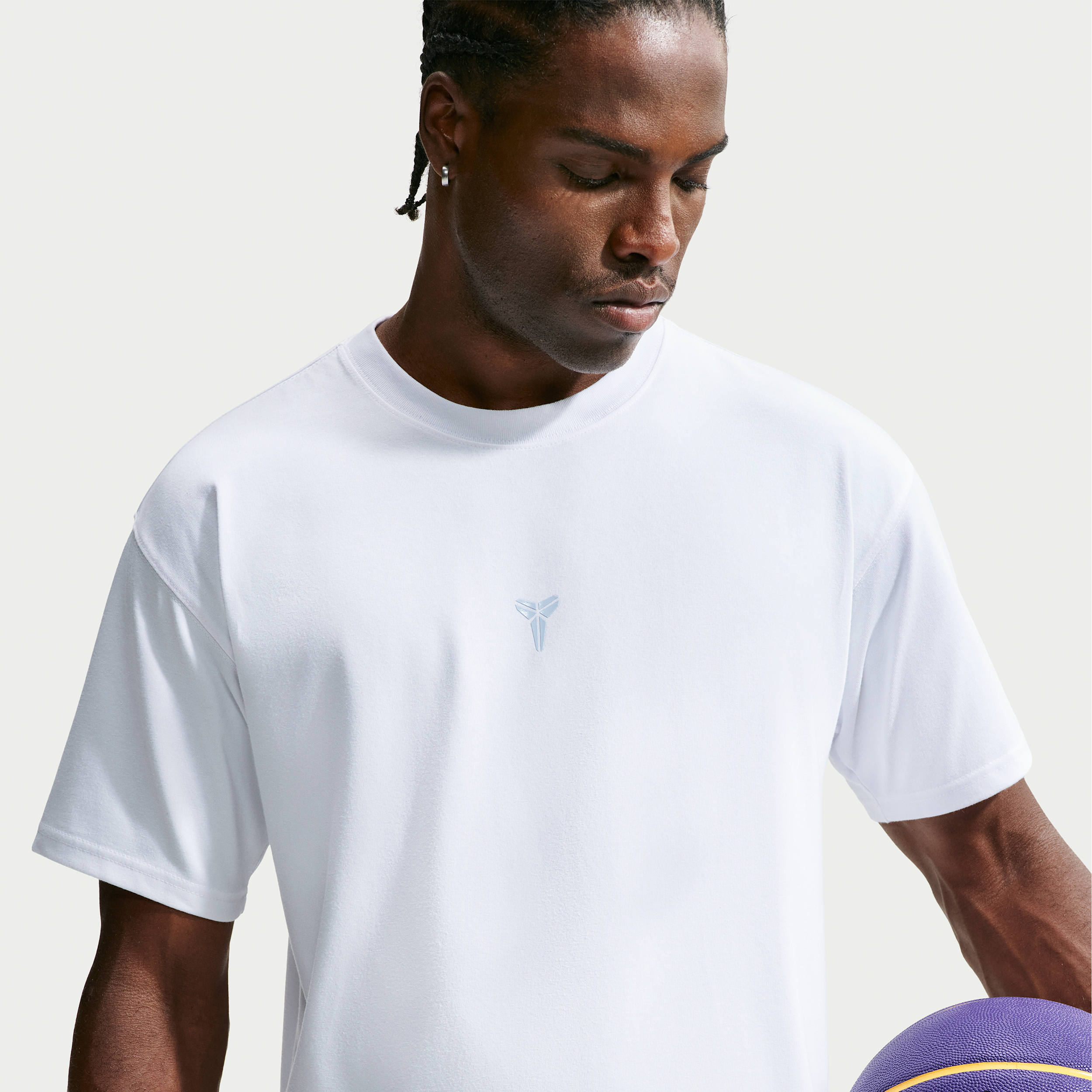 Kobe Nike Men's Dri-FIT Basketball T-Shirt in White | IR6995-100