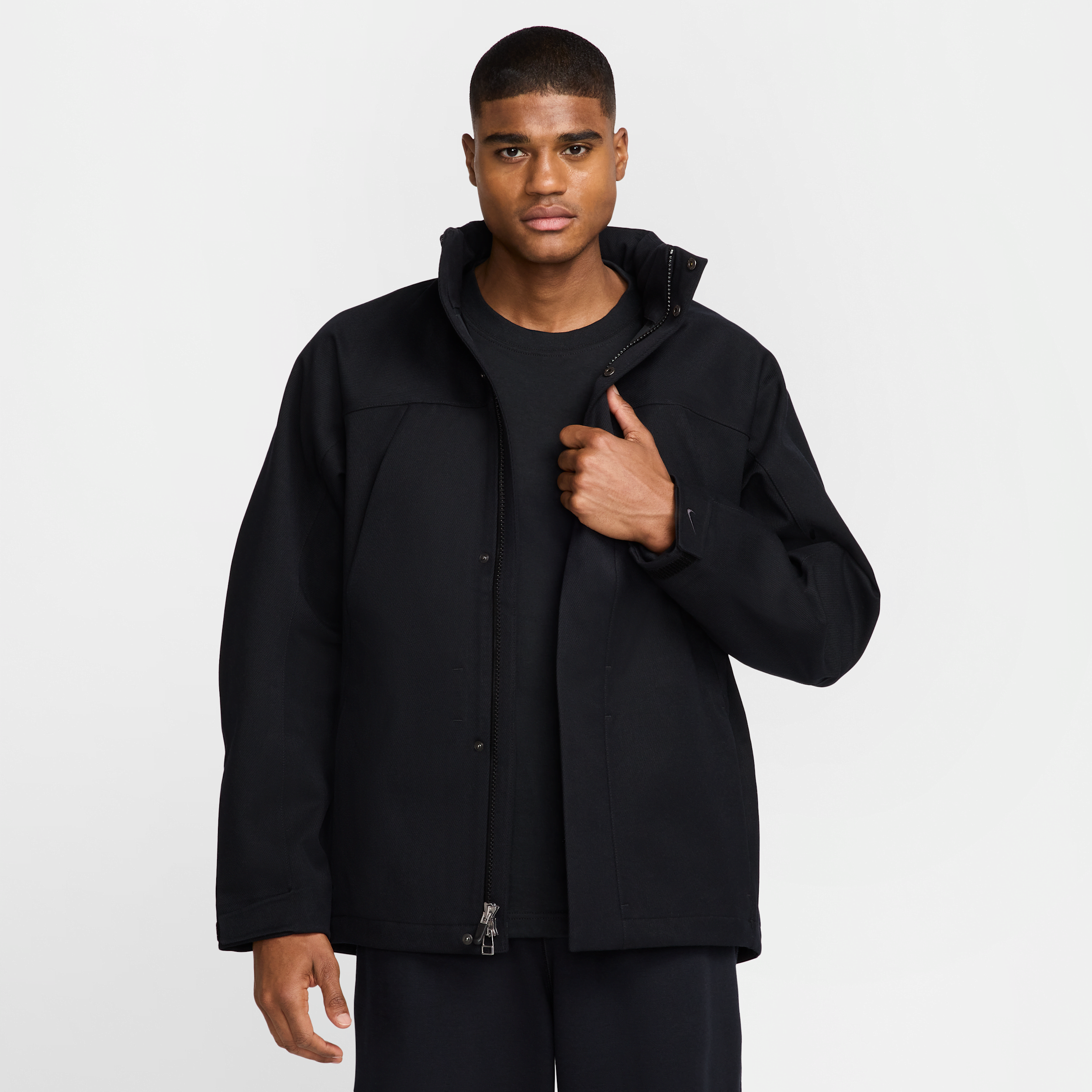 Nike Unisex Wool Classics Water-repellent Jacket In Black