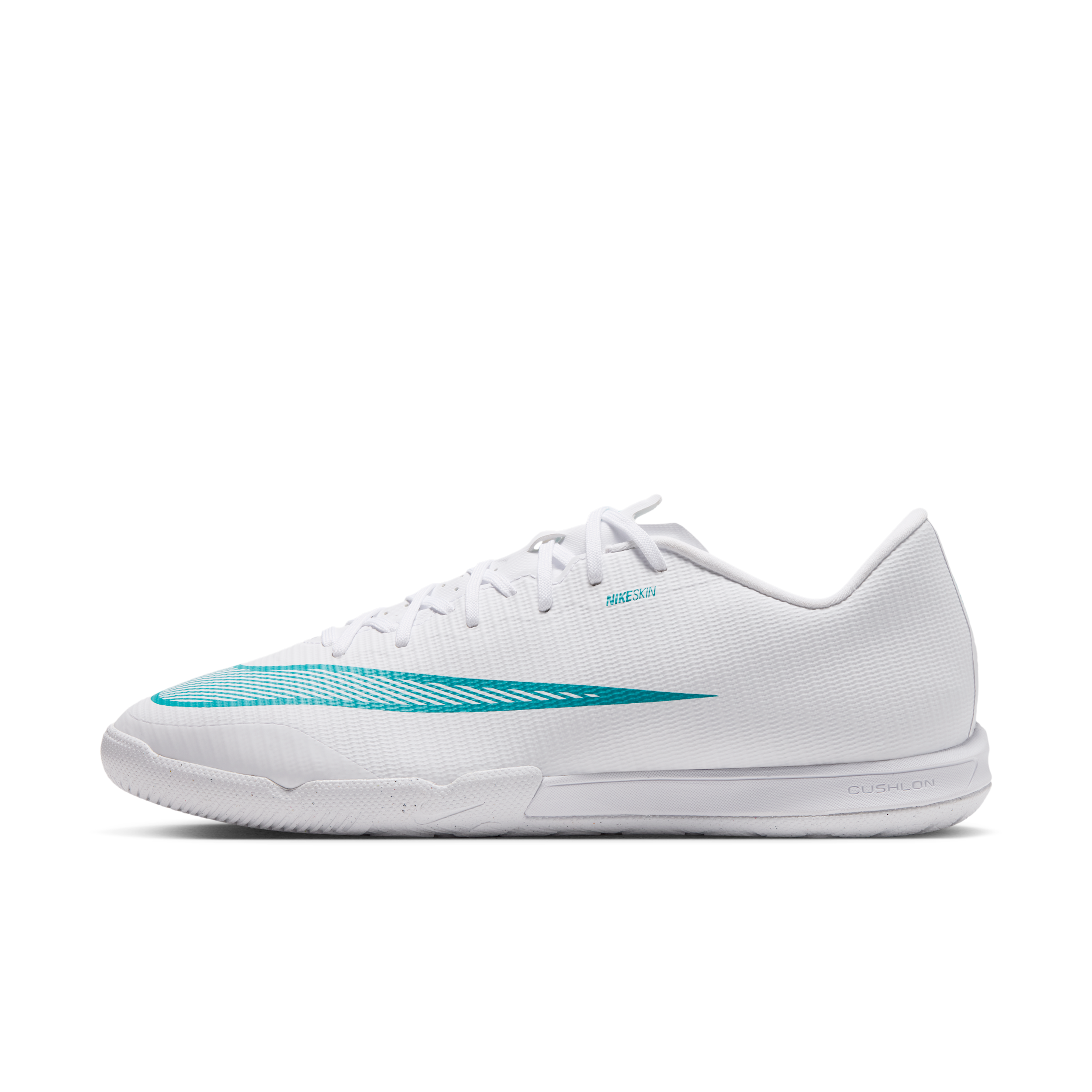 Nike Men's Mercurial Vapor 17 Academy Indoor/Court Low-Top Soccer Shoes in White | IM5845-102