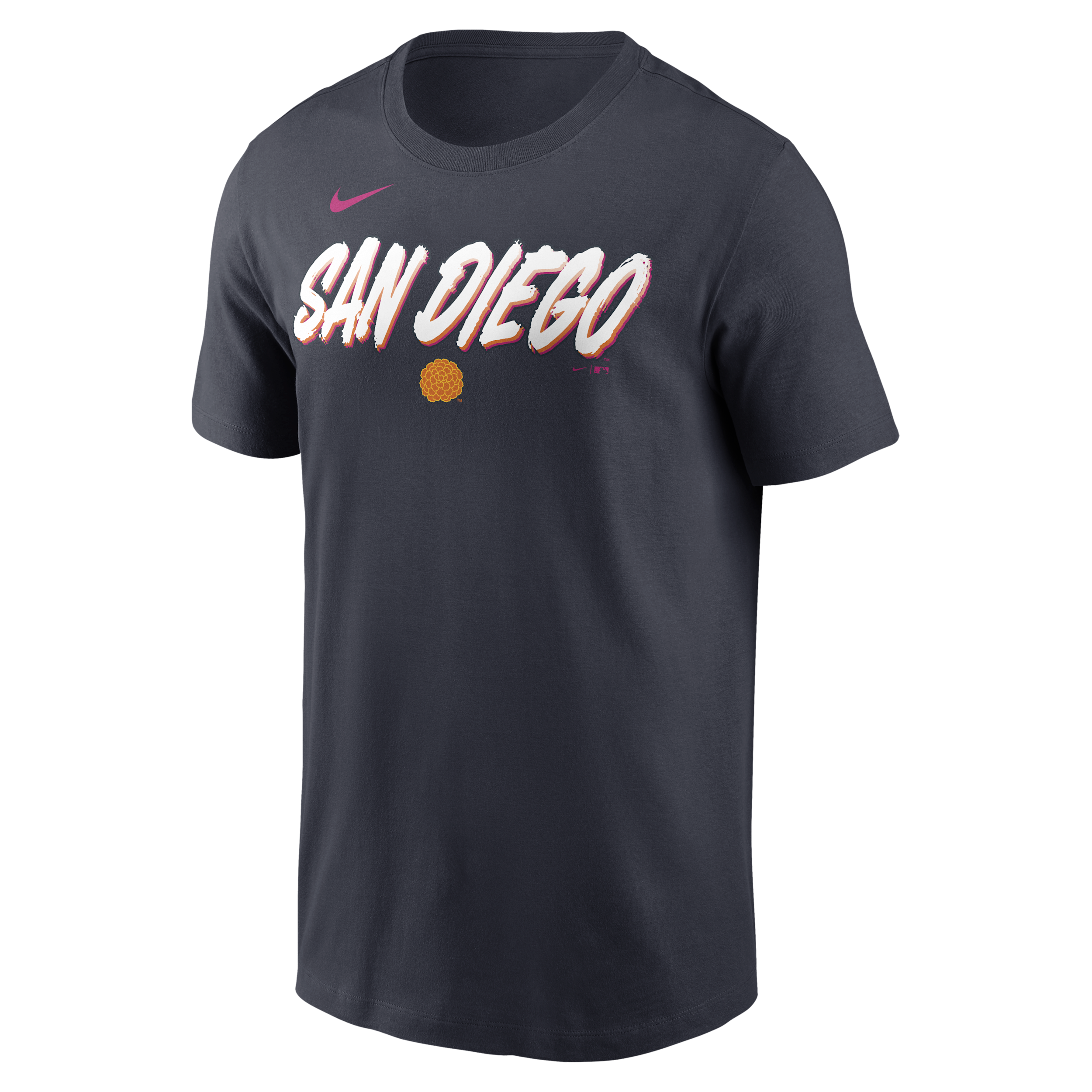 San Diego Padres City Connect Wordmark Nike Men's MLB T-Shirt in Black | N1994CAPYP-APT