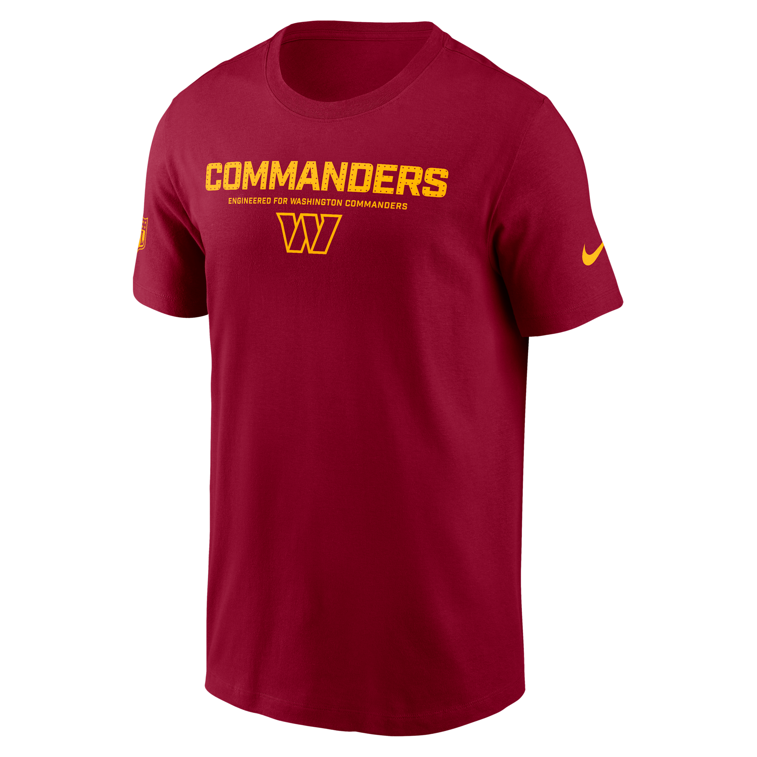 Nike Burgundy Washington Commanders Sideline Performance T-shirt In Red