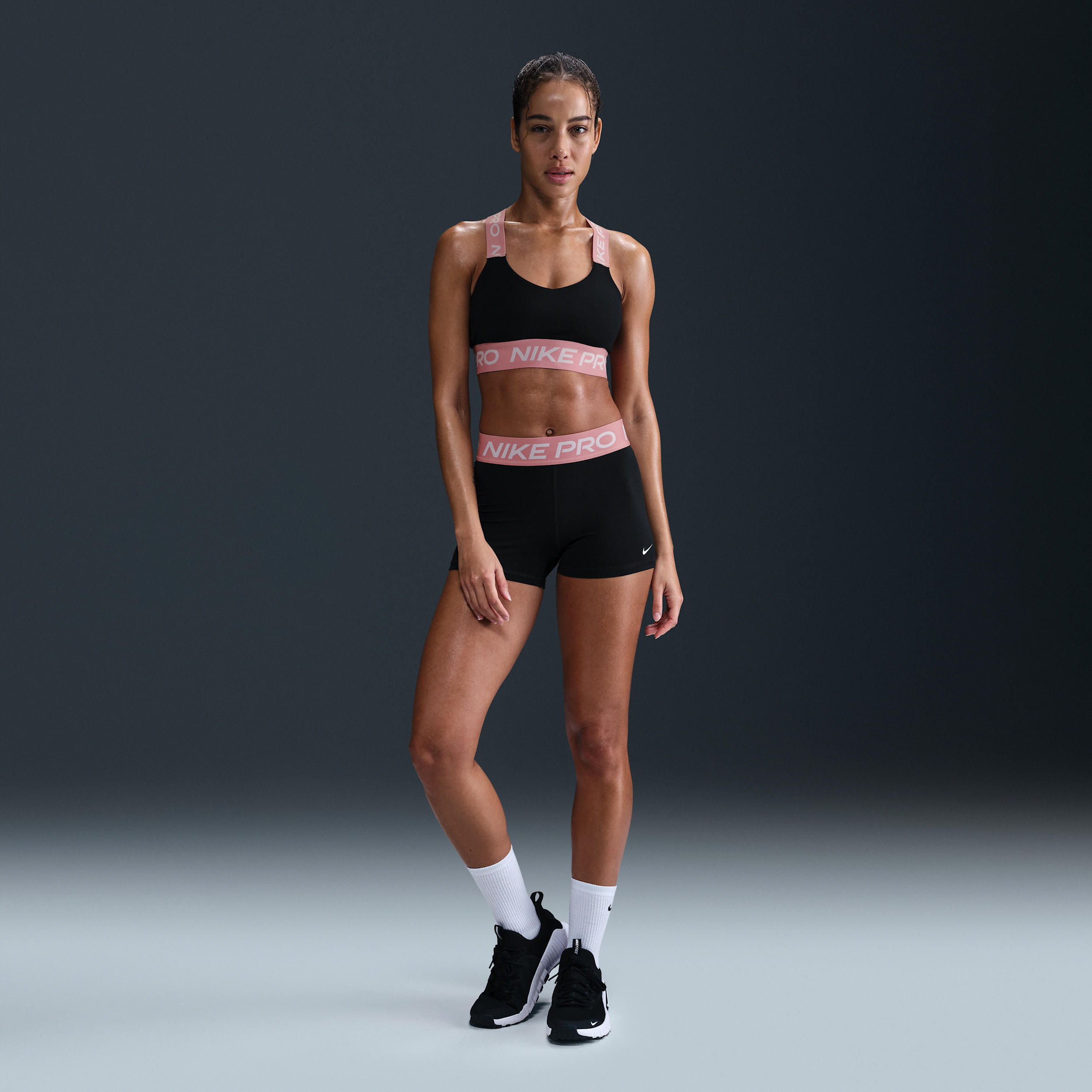 Nike Women's Pro 3" Shorts In Black