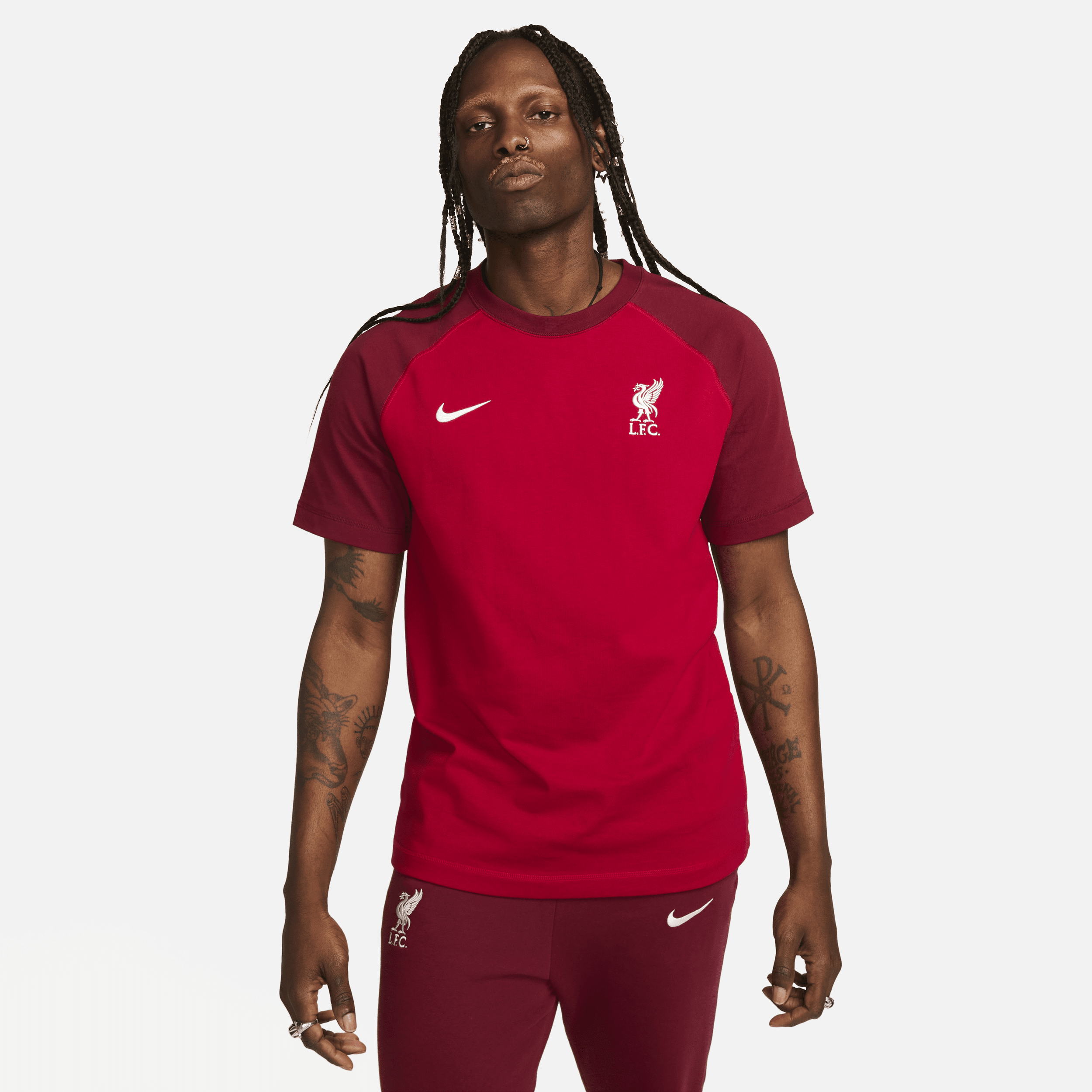 Shop Nike Liverpool Fc Travel  Men's Short-sleeve Soccer Top In Red