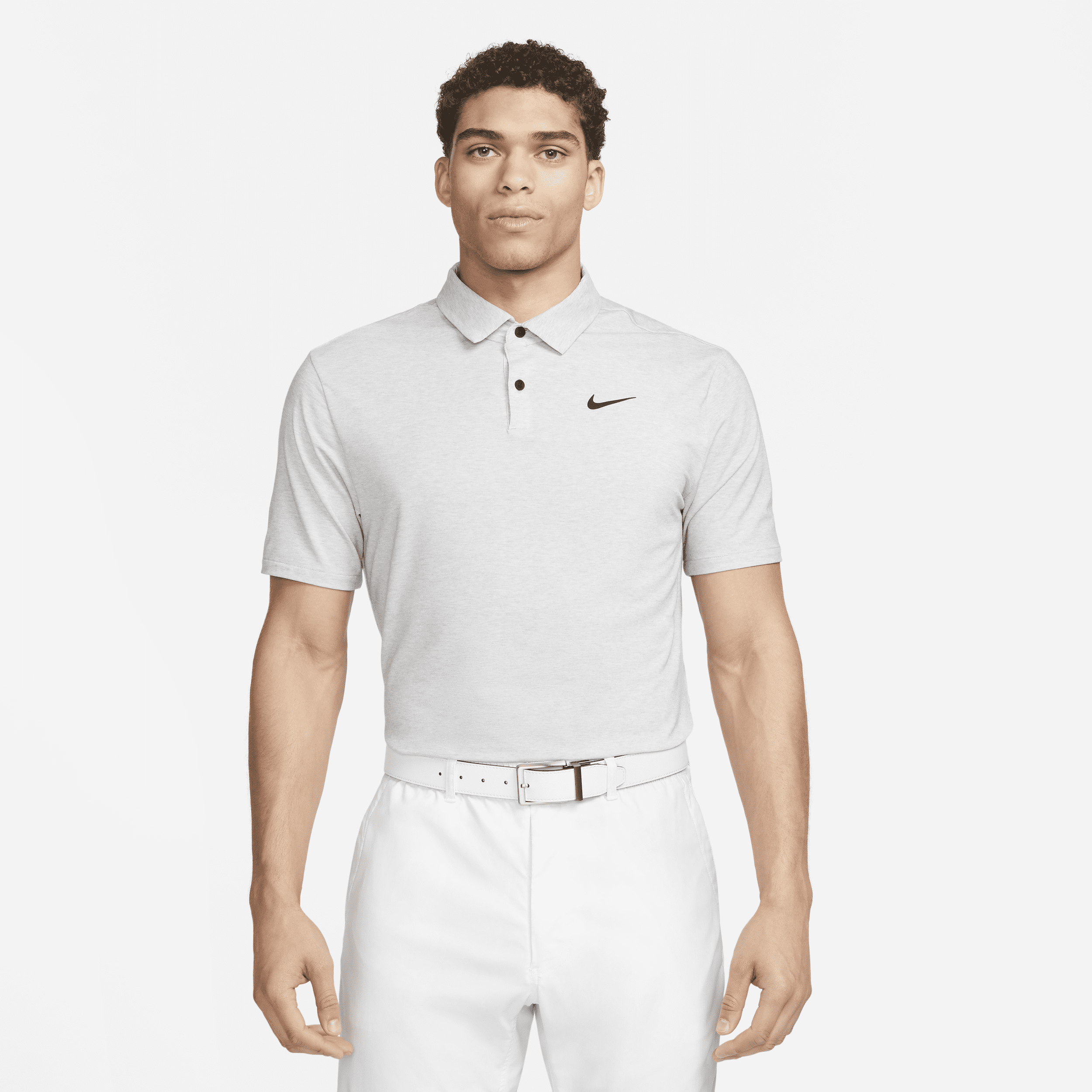 Shop Nike Men's Dri-fit Tour Golf Polo In Grey