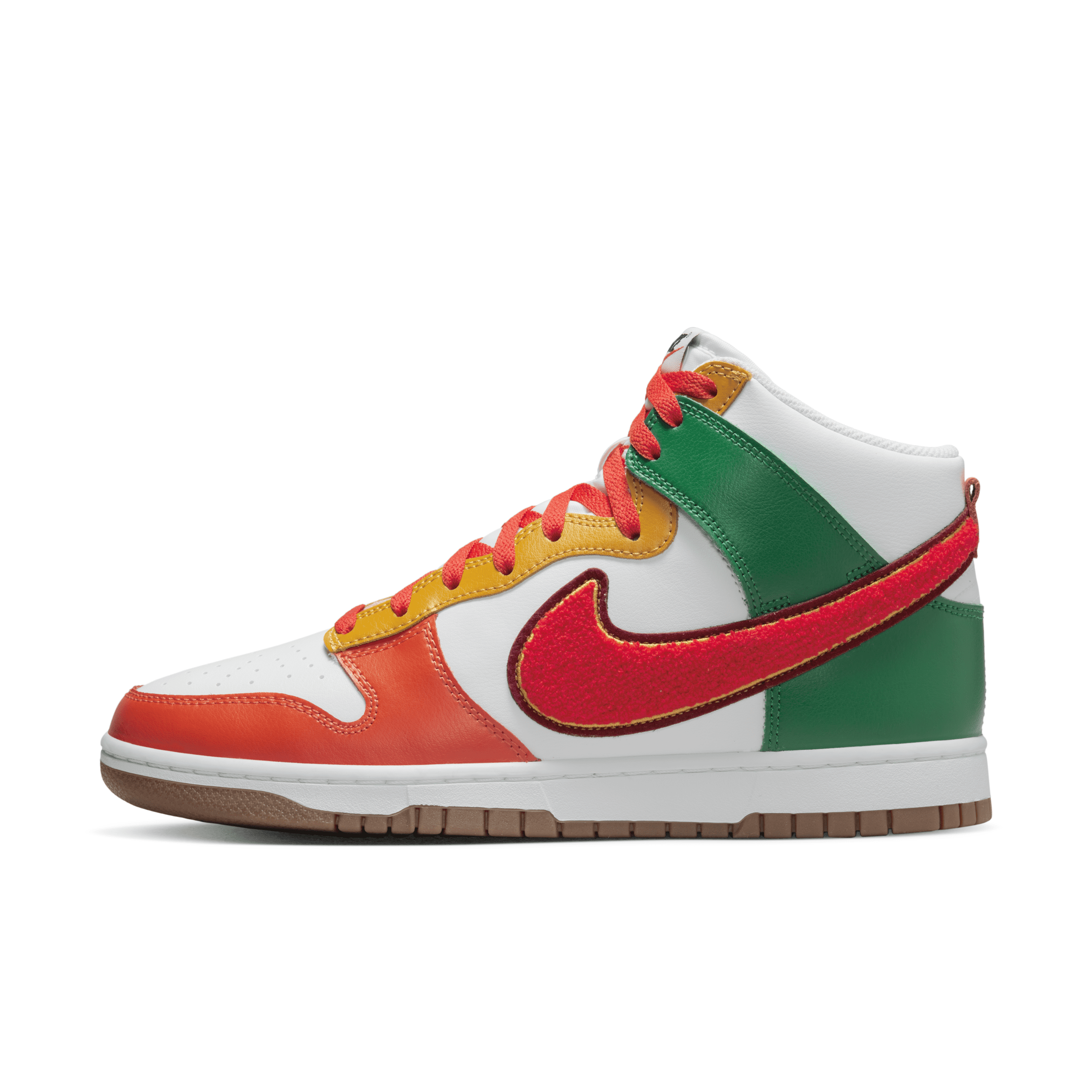 Nike Men's Dunk High Retro Shoes in White, Size: 10.5 | DR8805-100