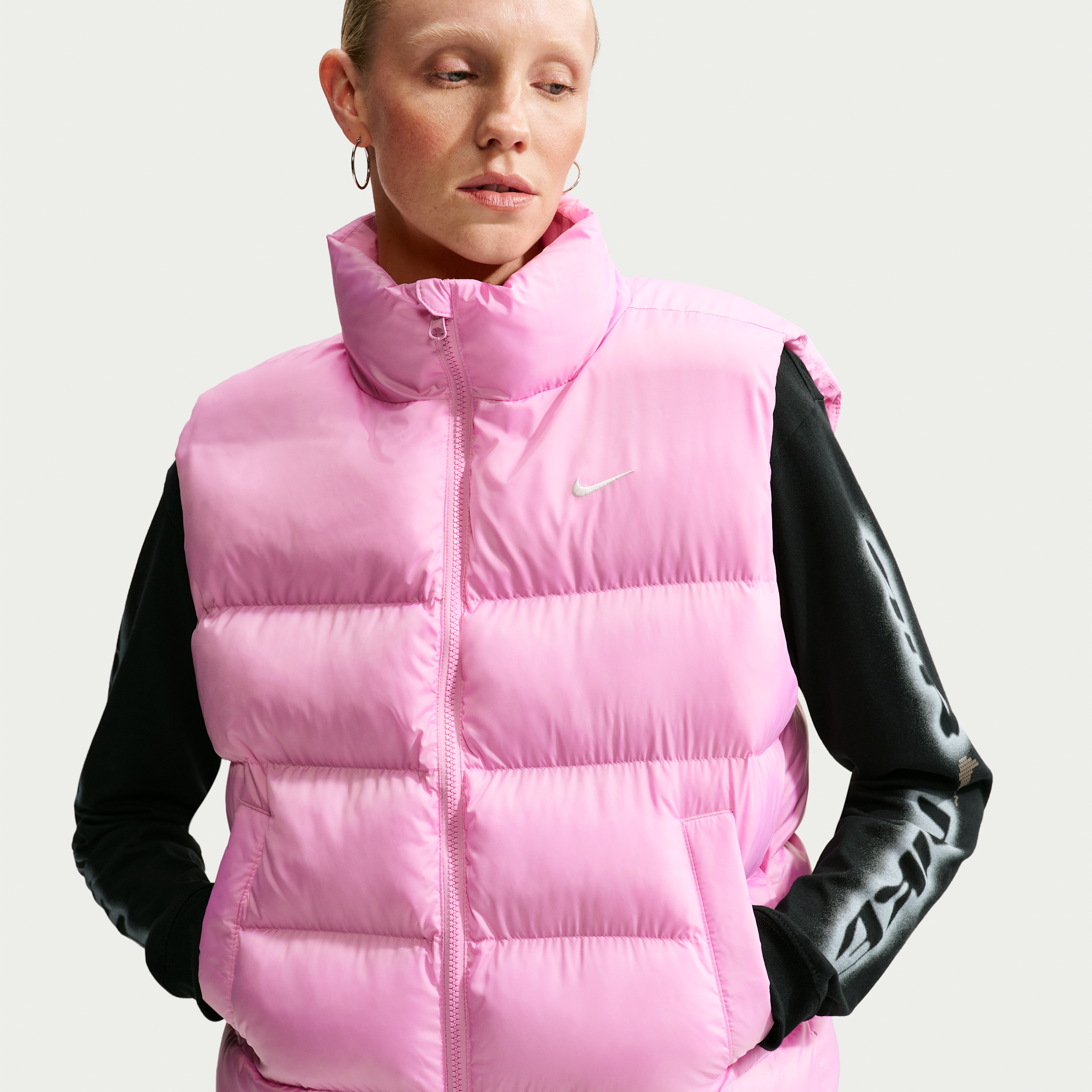 Women's Nike Sportswear Therma-FIT Vest in Pink | IF5929-621