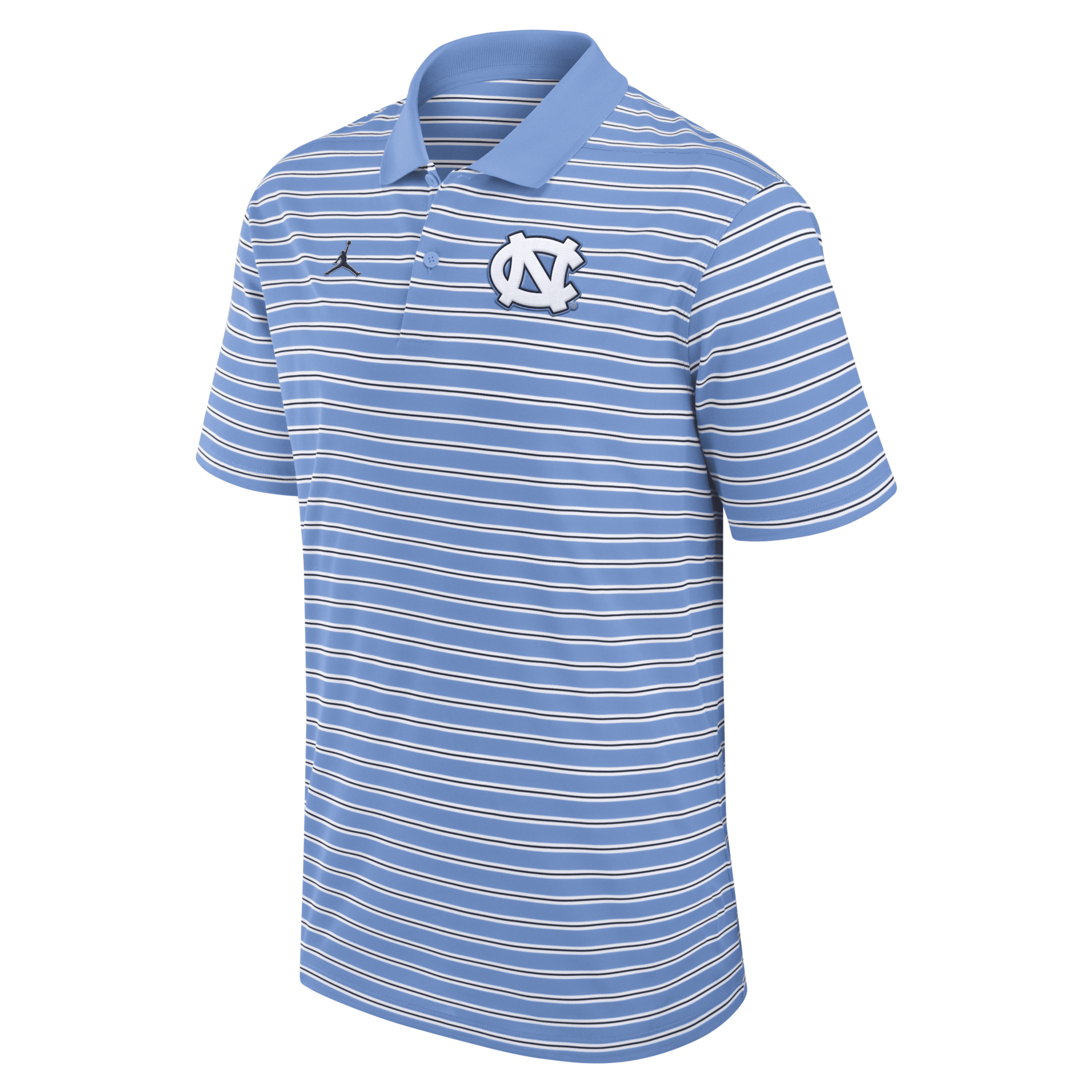 JORDAN MEN'S NORTH CAROLINA TAR HEELS PRIMETIME VICTORY STRIPED DRI-FIT COLLEGE POLO 1015709710