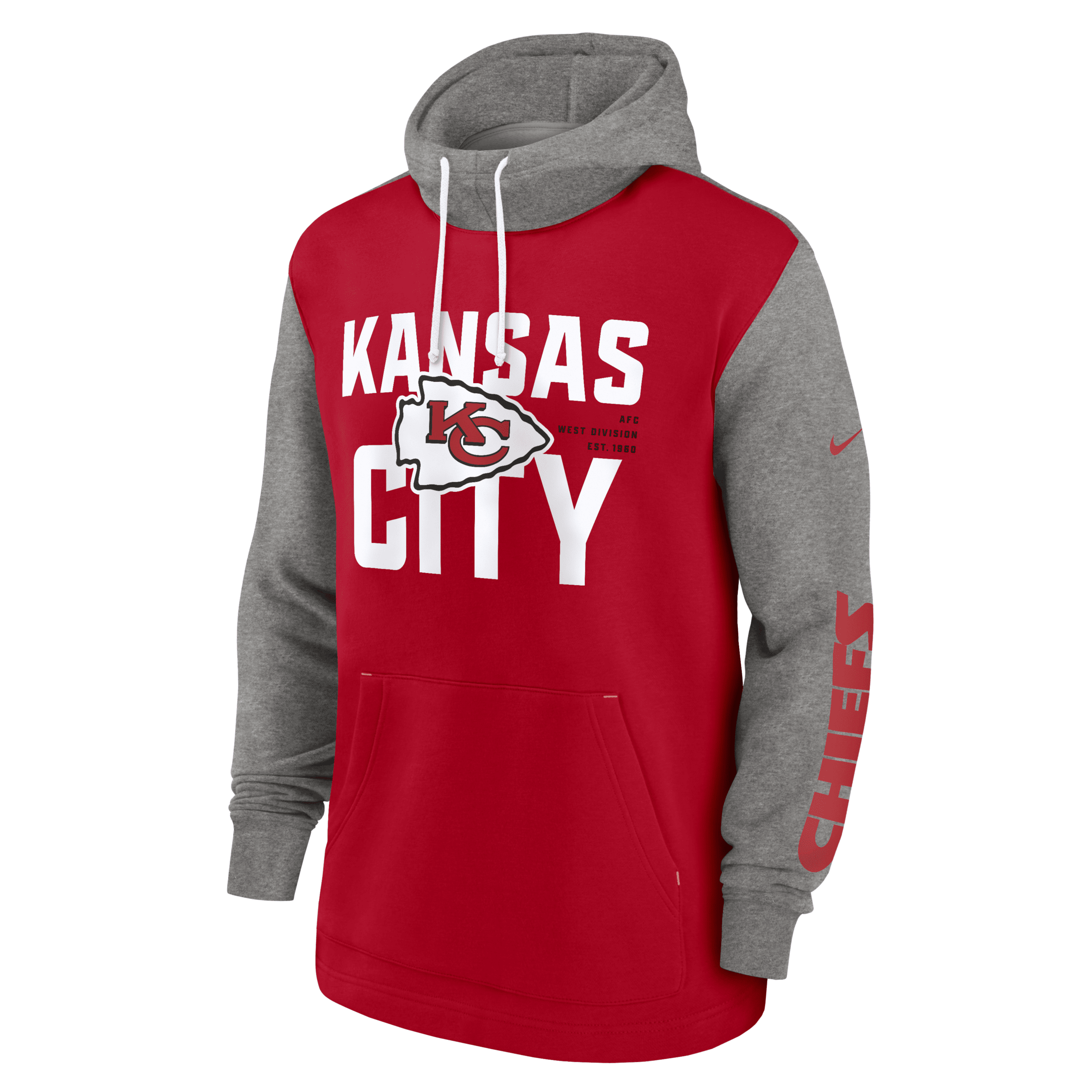 Kansas City Chiefs Men's Nike NFL Pullover Hoodie.