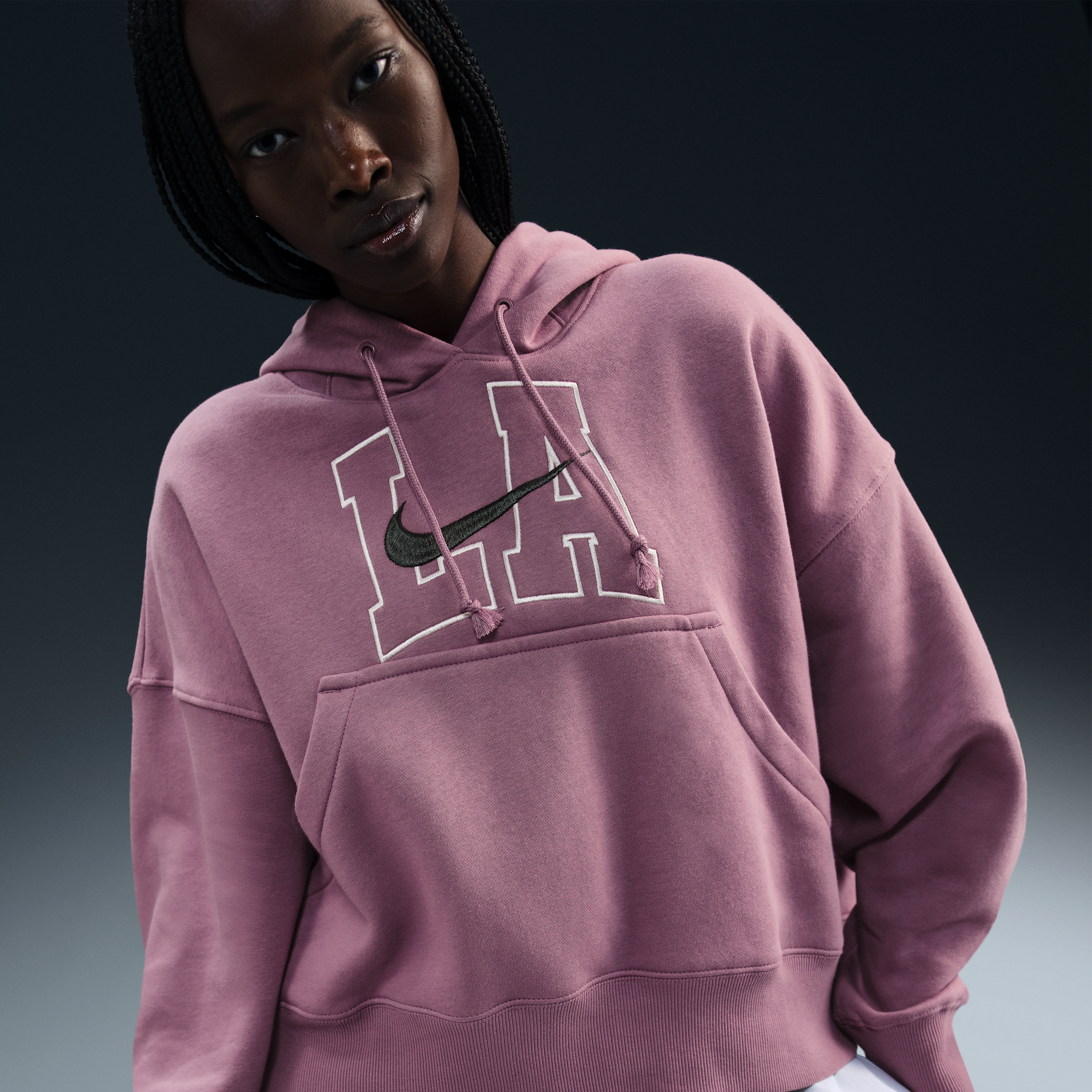 Nike Women's  Sportswear Phoenix Fleece Over-oversized Hoodie In Purple