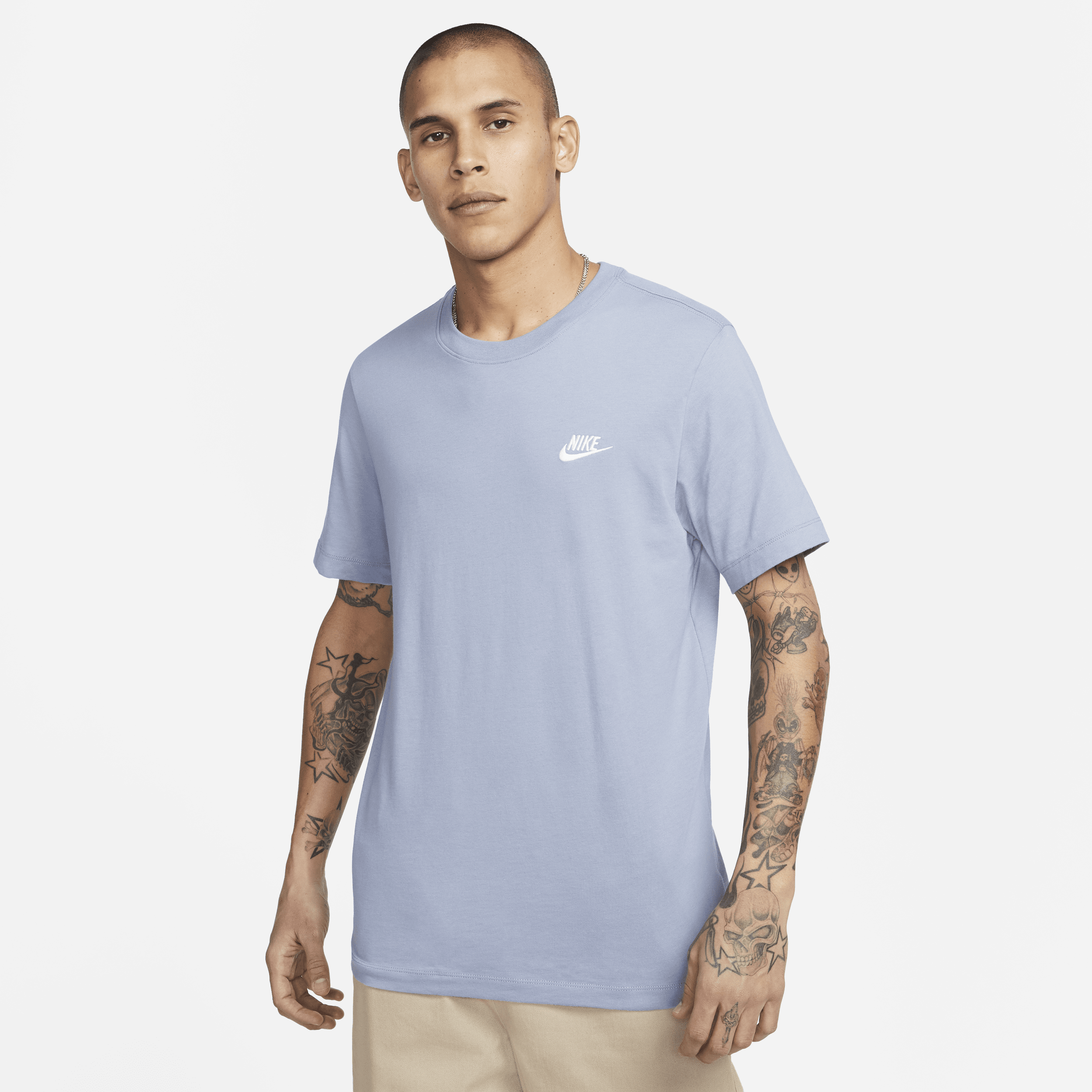 Nike Men's  Sportswear Club T-shirt In Blue