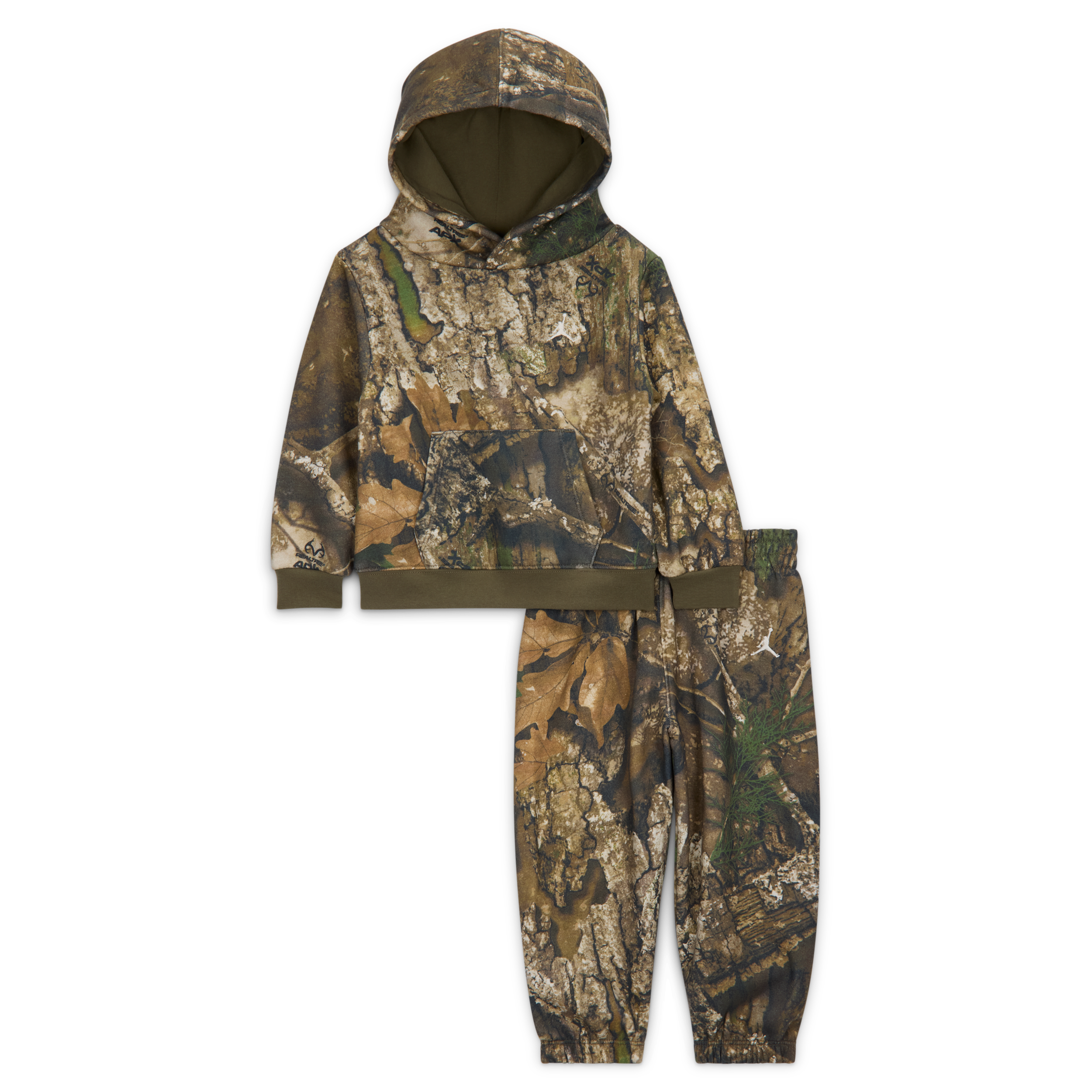 Jordan MVP Baby 12- Realtree 2-Piece Hoodie Set in Green 65F344-E6F 53$