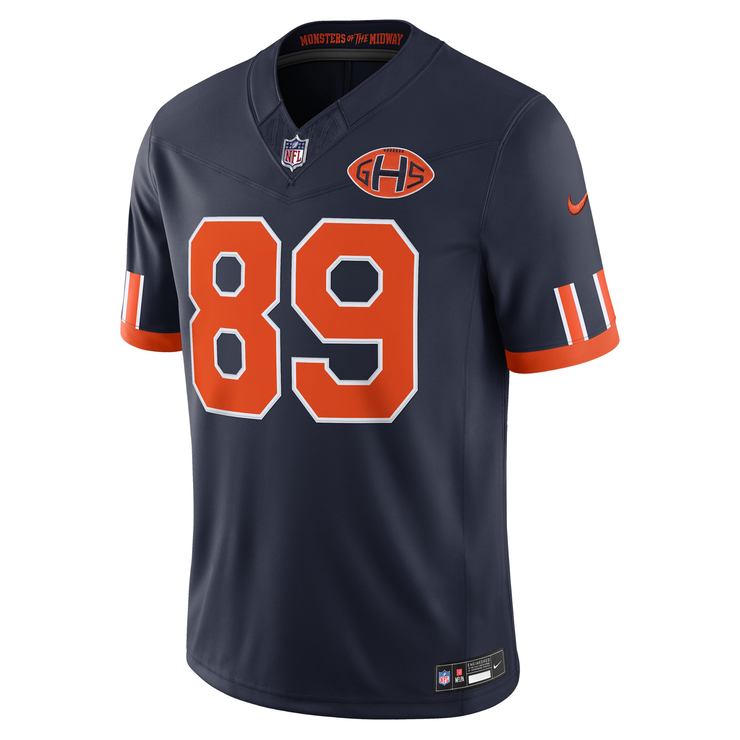 Mike Ditka Chicago Bears Rivalries Collection Nike Men's NFL Game Jersey in Blue | 67NM0JFJW1B-88E