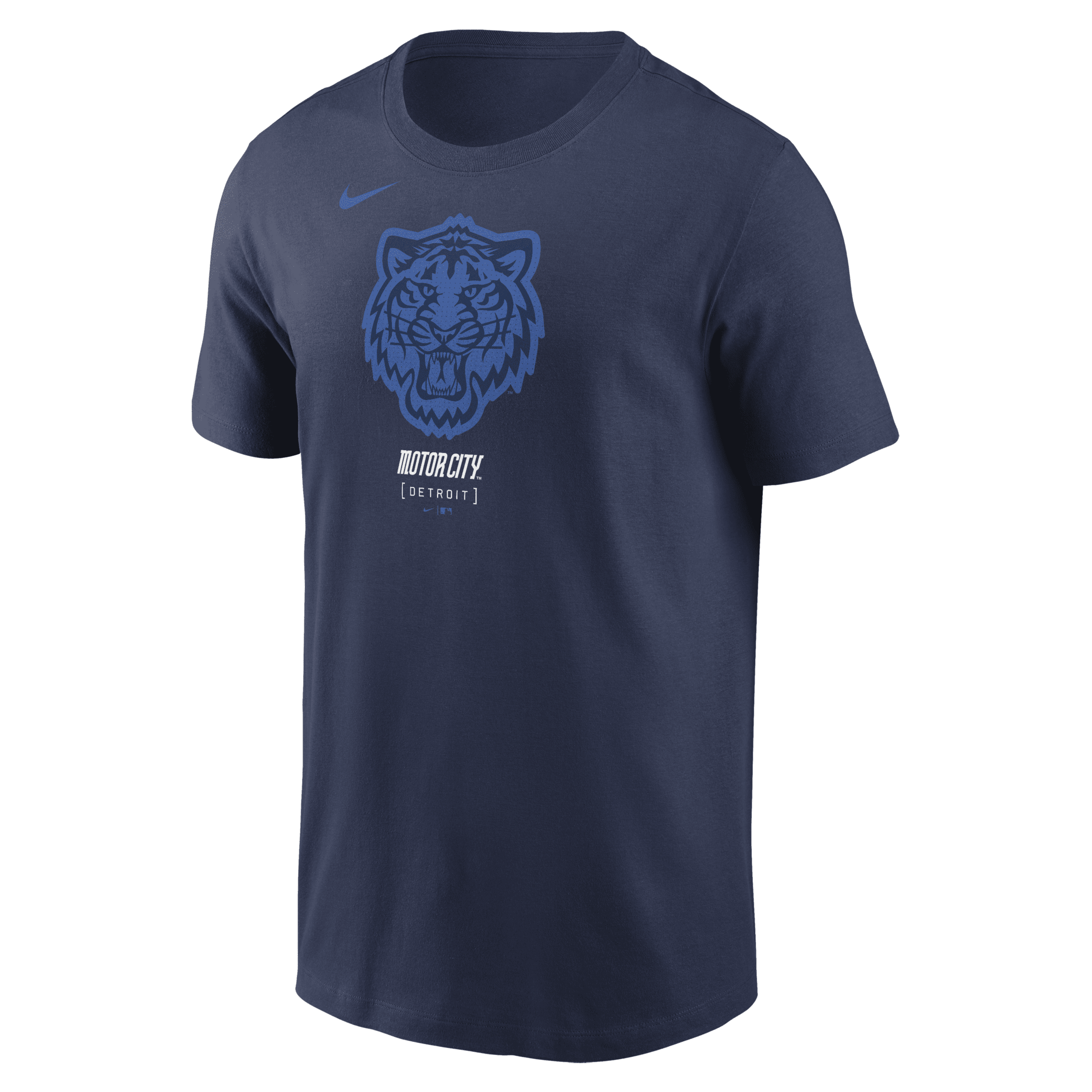 Nike Detroit Tigers City Connect Logo  Men's Mlb T-shirt In Blue