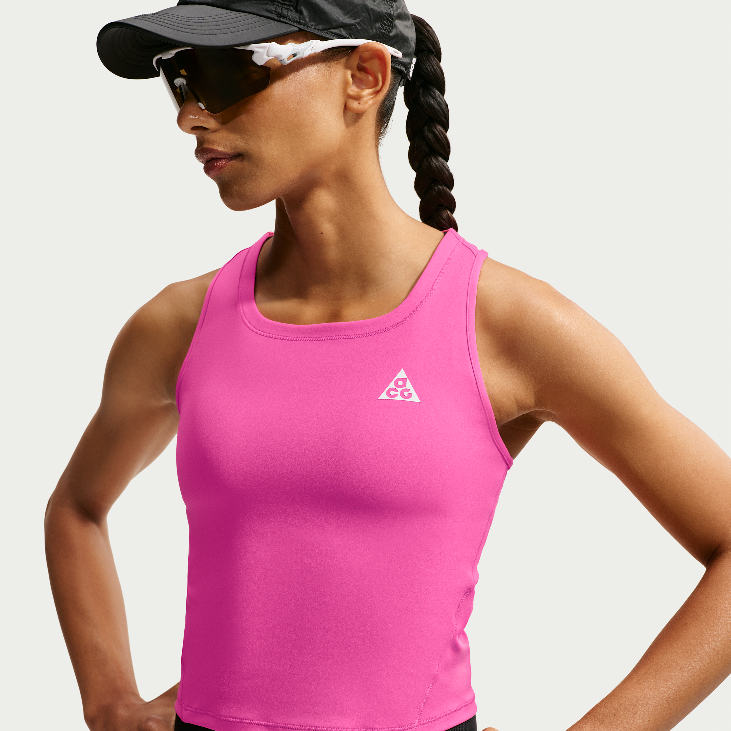 Women's Nike ACG Dri-FIT Trail Running Tank Top in Pink | IO9652-698