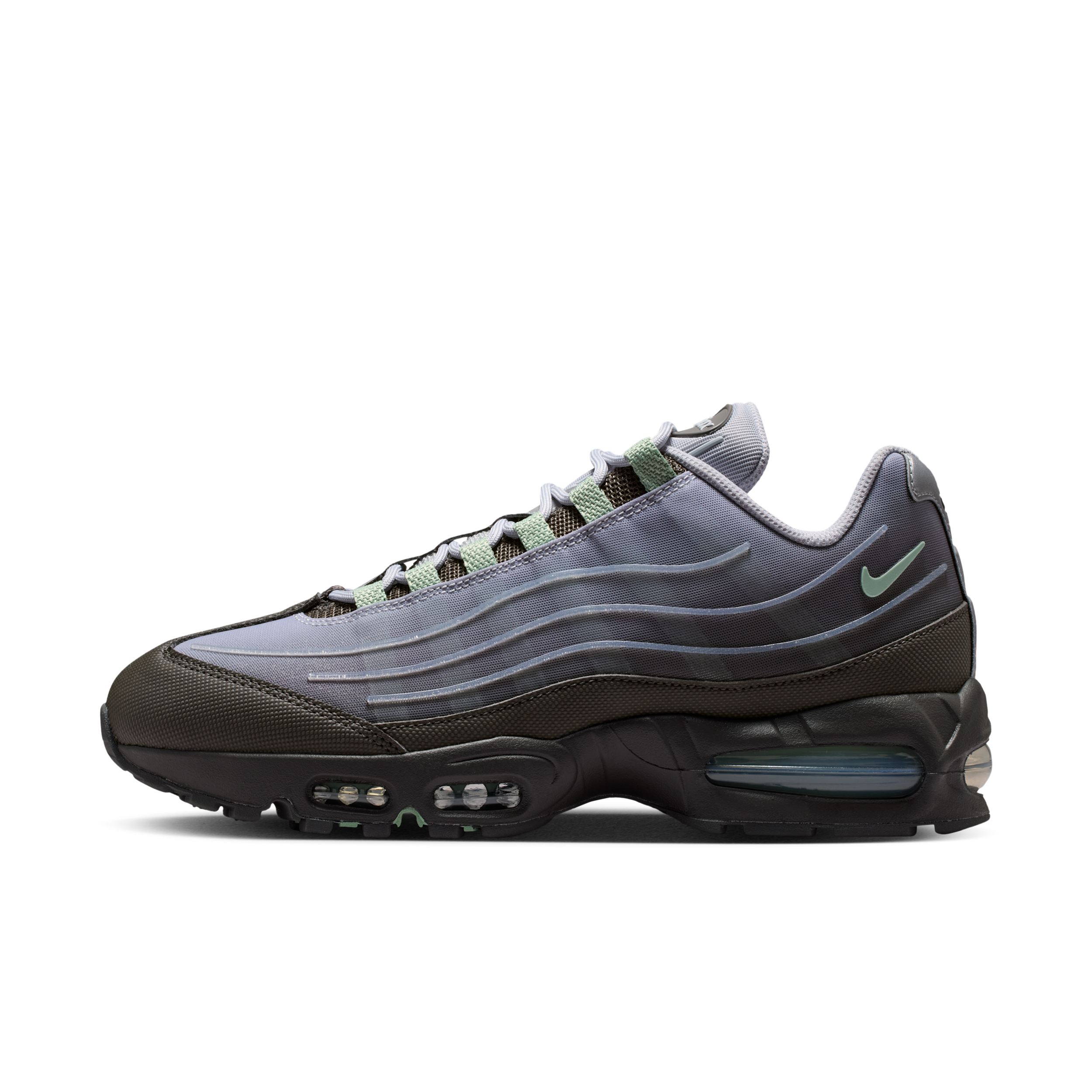 Nike Men's Air Max 95 Big Bubble Tech Shoes in Brown | IH7853-200