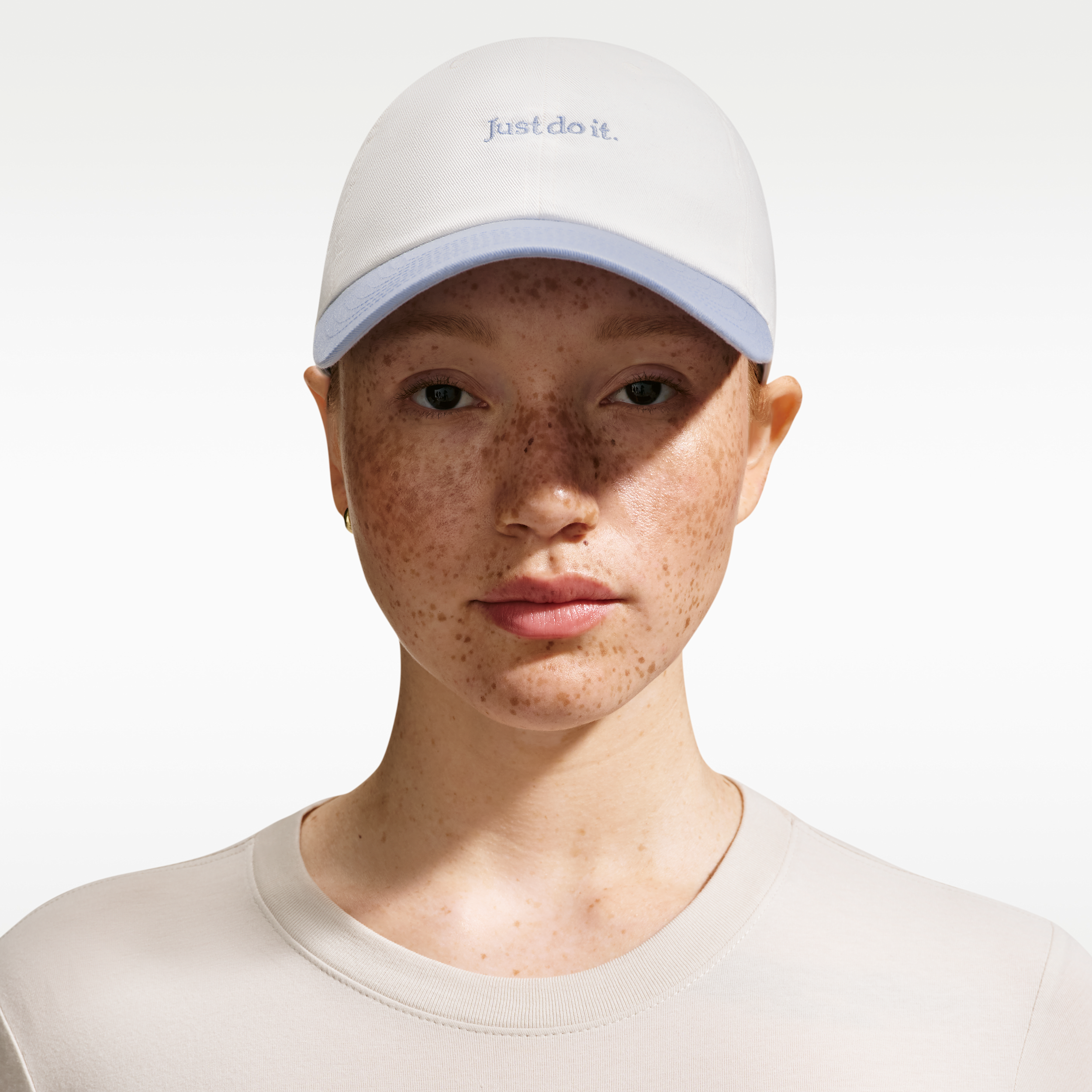 Nike Unisex Club Unstructured JDI Cap in White | FB5370-140