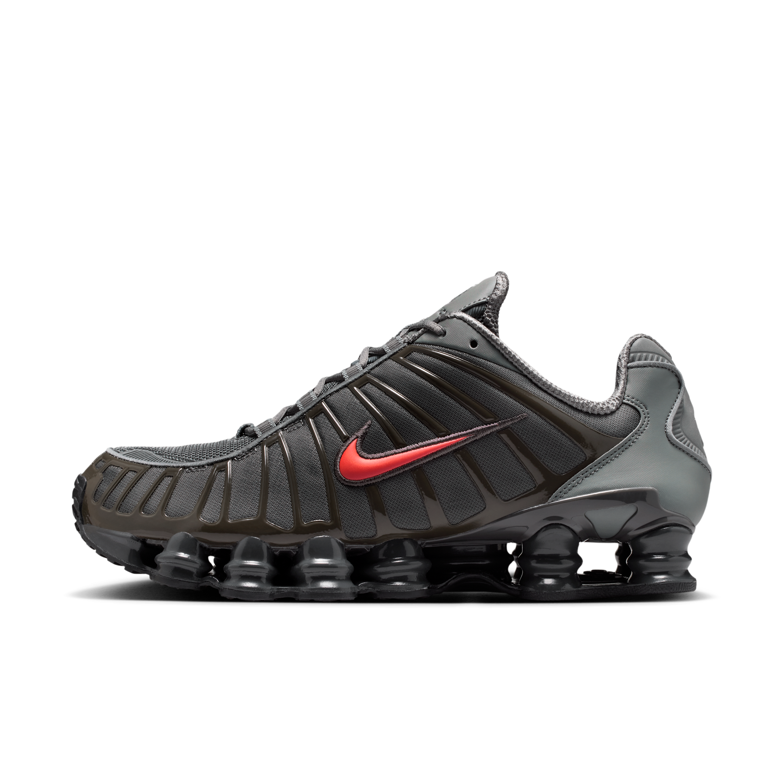 Nike Men's Shox TL Casual Shoes in Smoke Grey/Medium Ash/Anthracite Size: 12.0