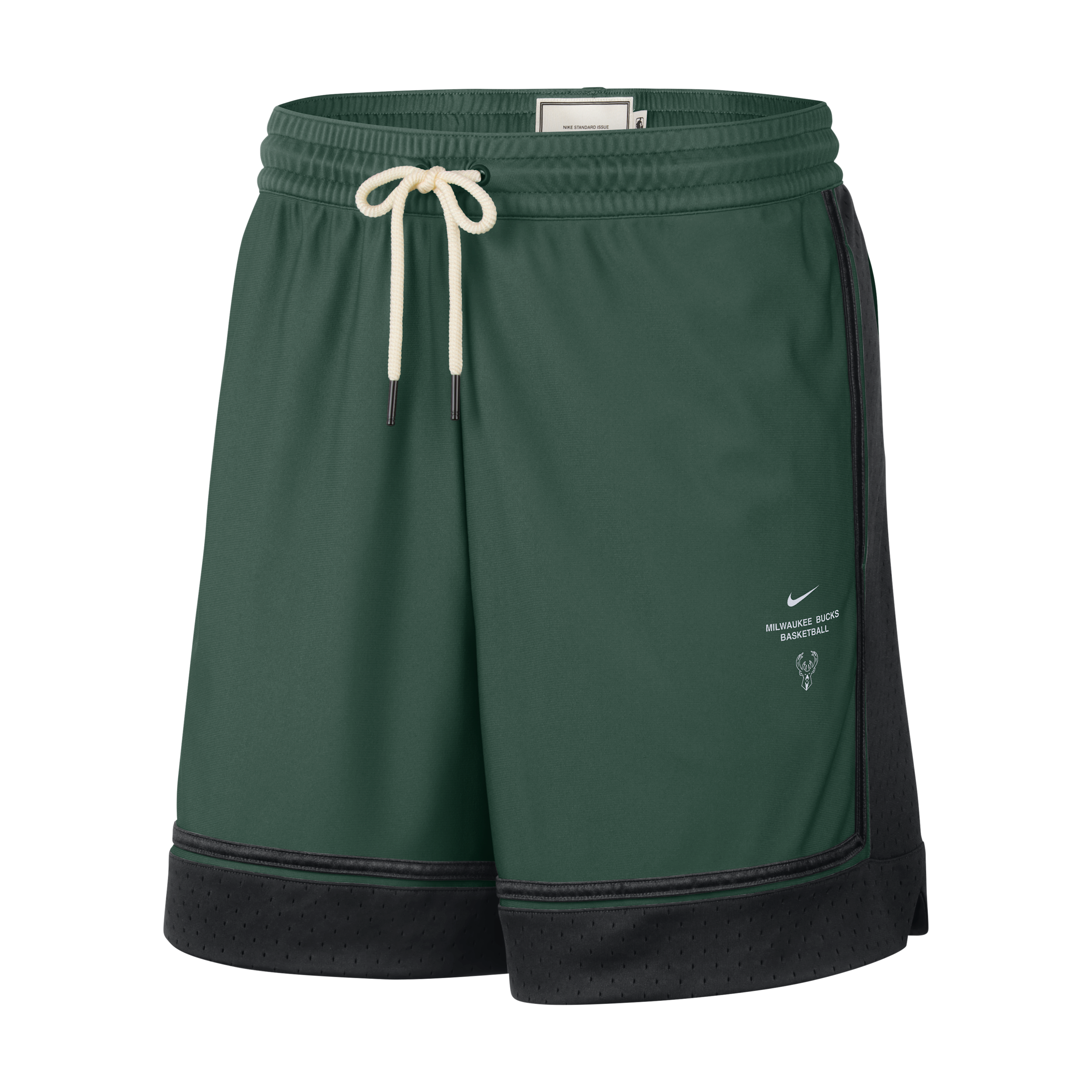 Men's Nike Hunter Green Milwaukee Bucks 2026/27 Standard Issue Pre-Game Pro Shorts