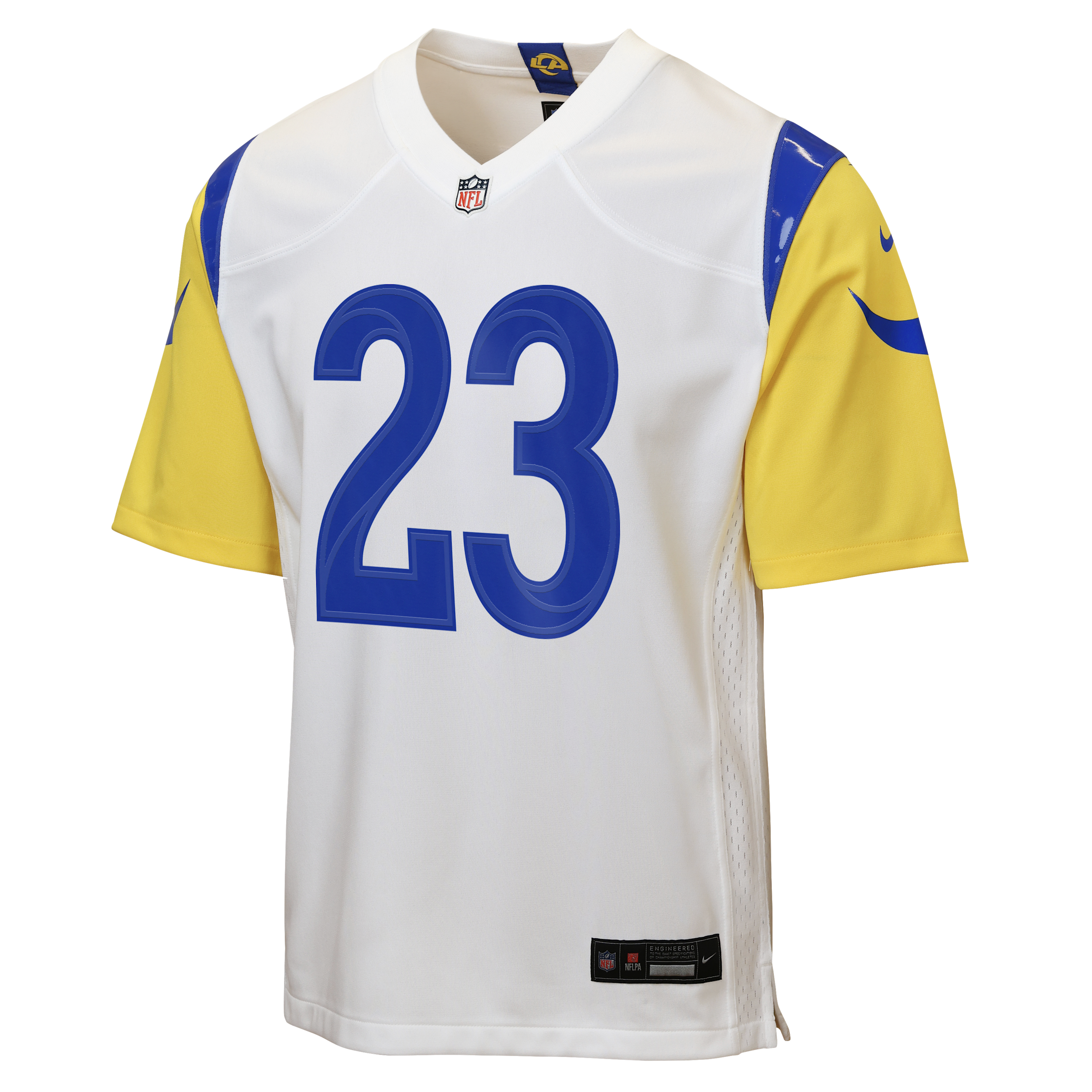 Nike Kyren Williams Los Angeles Rams Big Kids' Game Jersey in White | Z1B7N2P9RAMWK-002