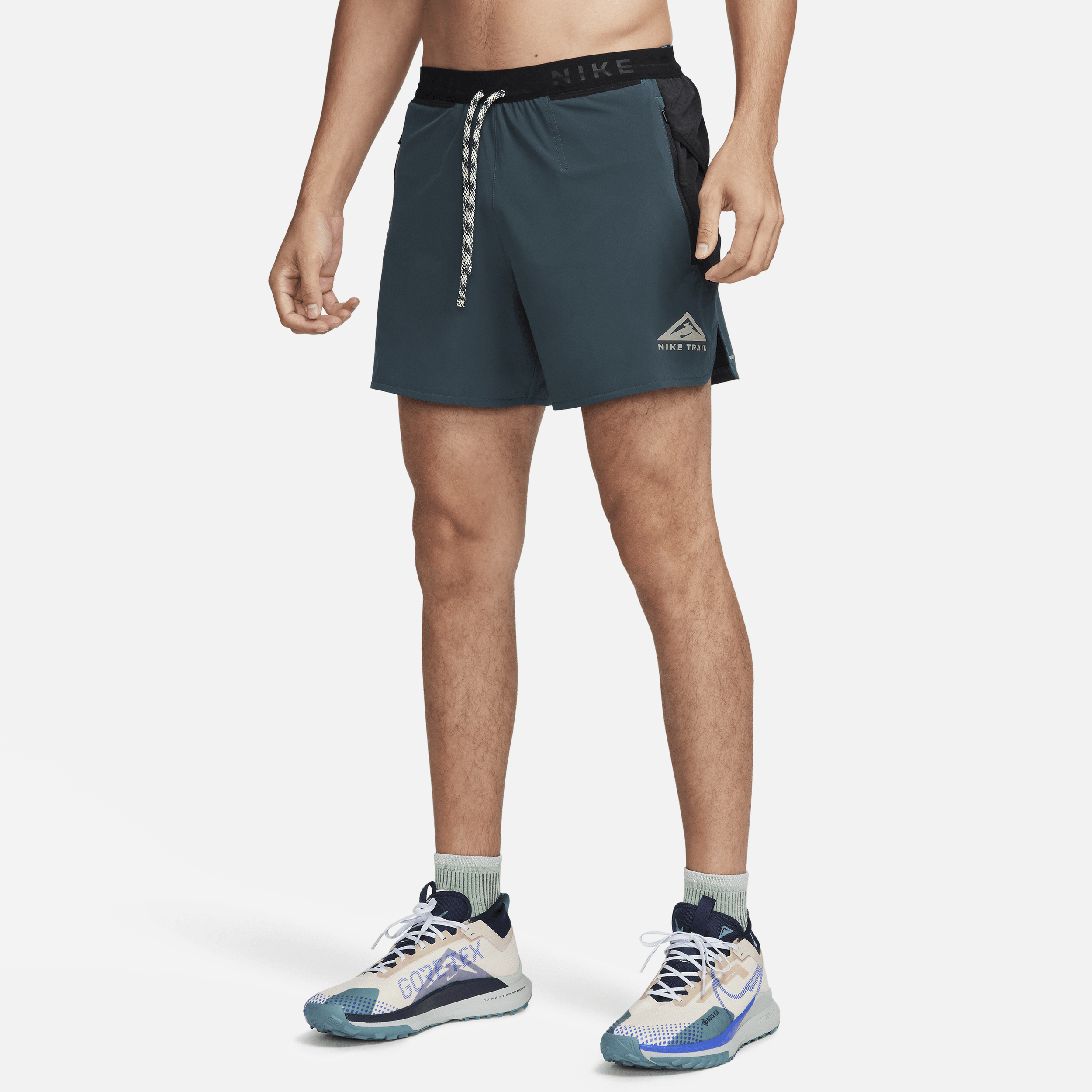 NIKE MEN'S TRAIL SECOND SUNRISE DRI-FIT 5" BRIEF-LINED RUNNING SHORTS,1012994694