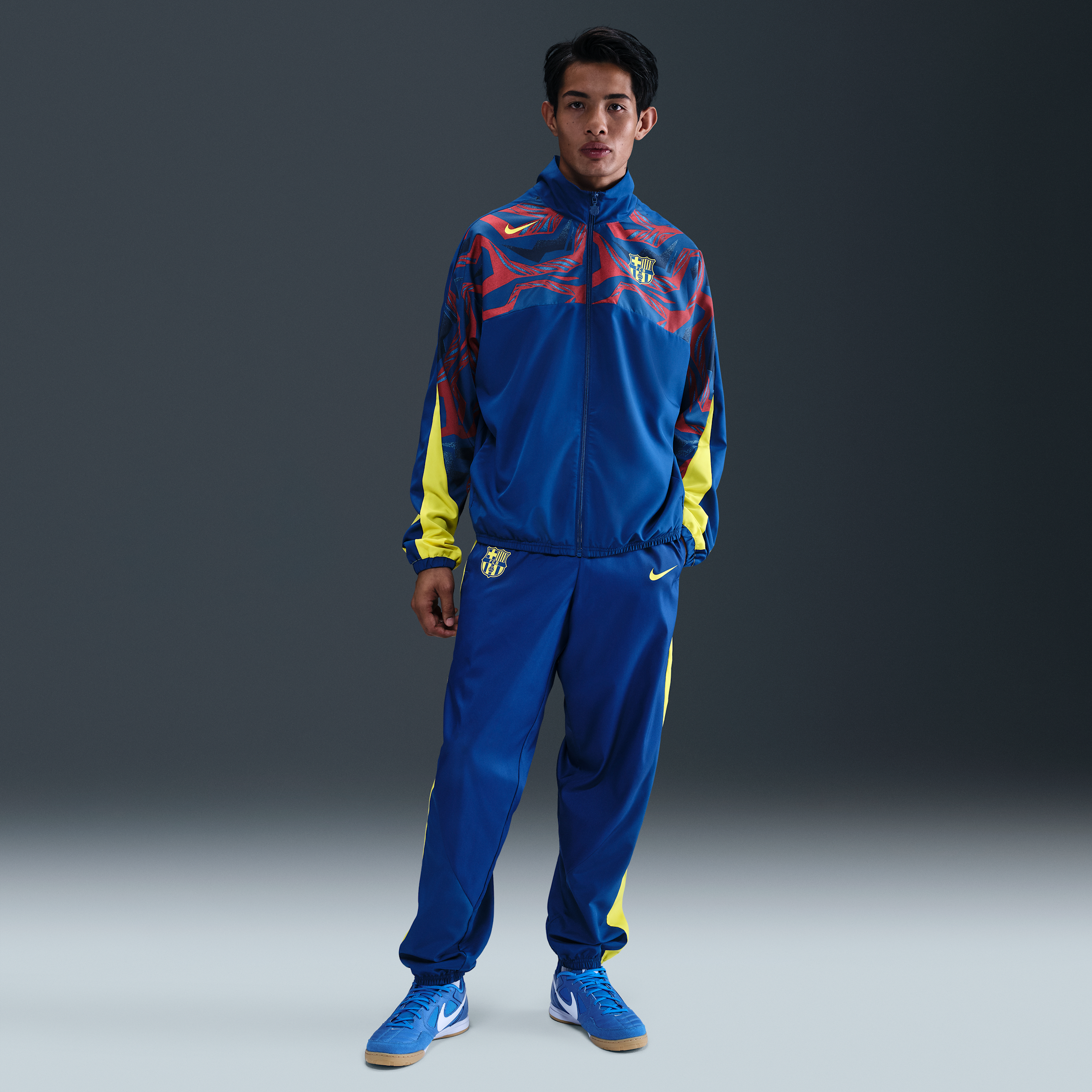 FC Barcelona Starting 5 Fourth Nike Men's Soccer Woven Pants in Blue | FZ1282-431
