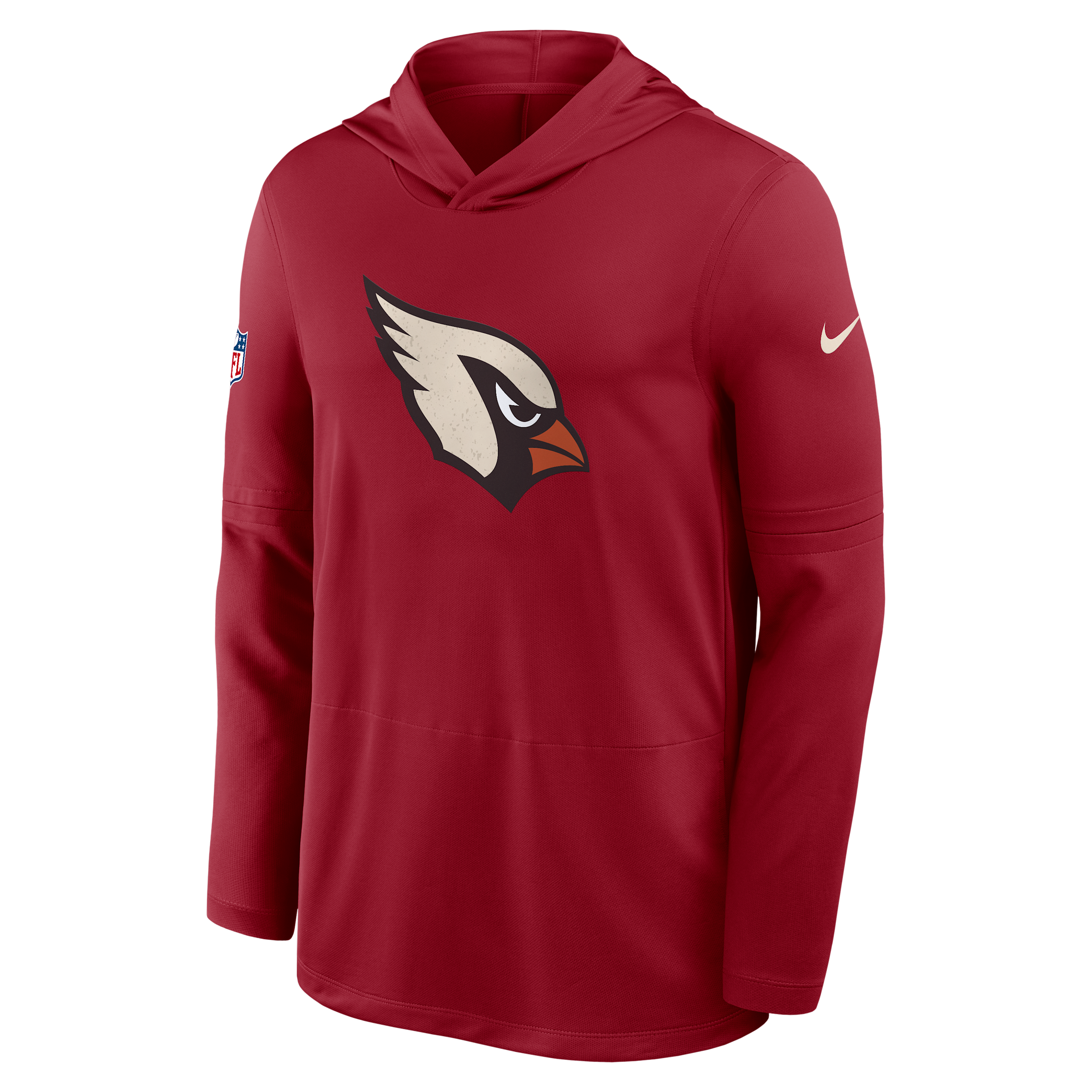 Nike Arizona Cardinals Rivalries Collection Sideline  Men's Dri-fit Nfl Long-sleeve Hooded Top In Red