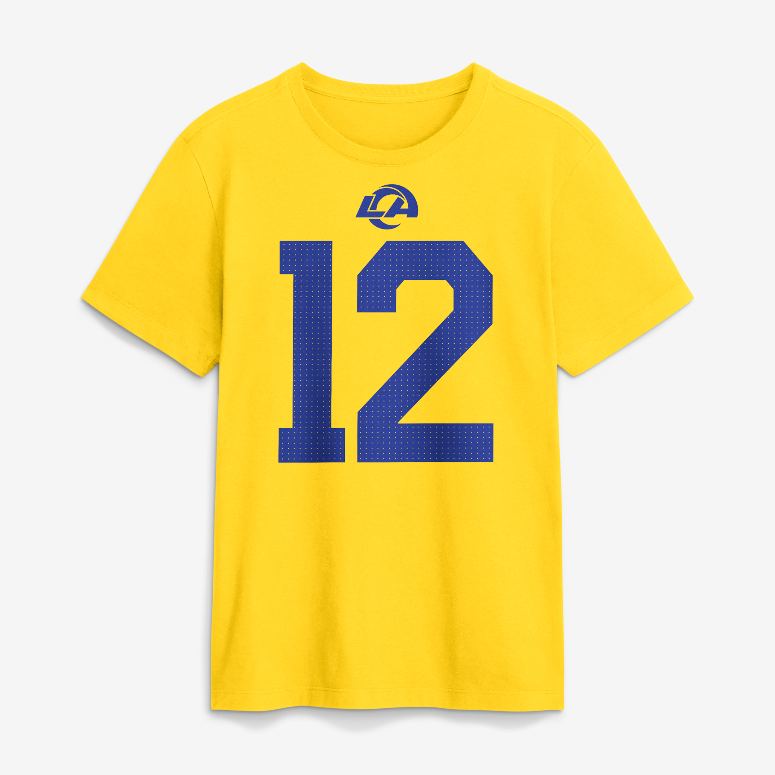 Nike Men's Los Angeles Rams Puka Nacua Classic Sol Name & Number T-Shirt - Gold