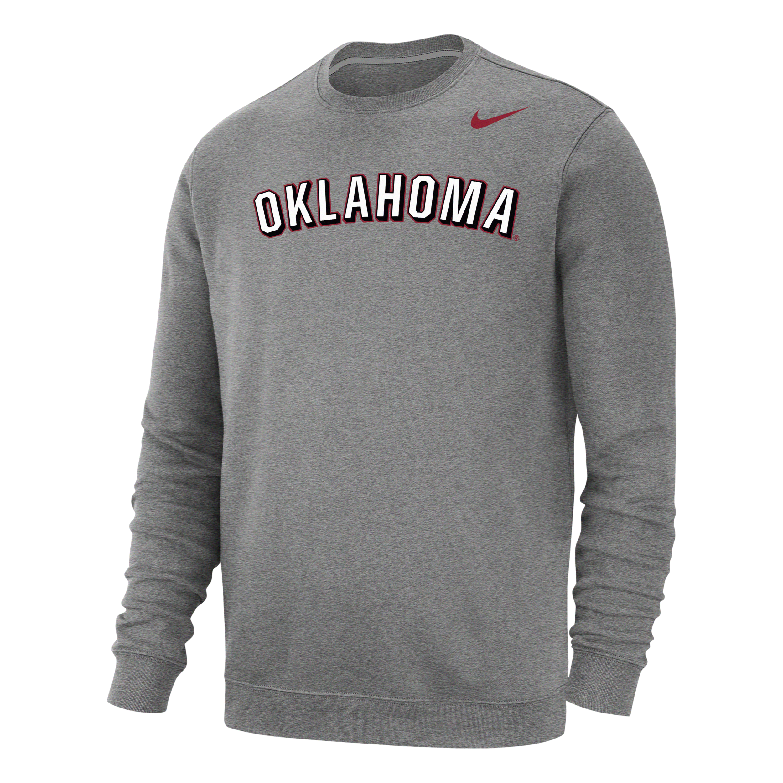 Nike Oklahoma Club Fleece  Men's College Sweatshirt In Grey