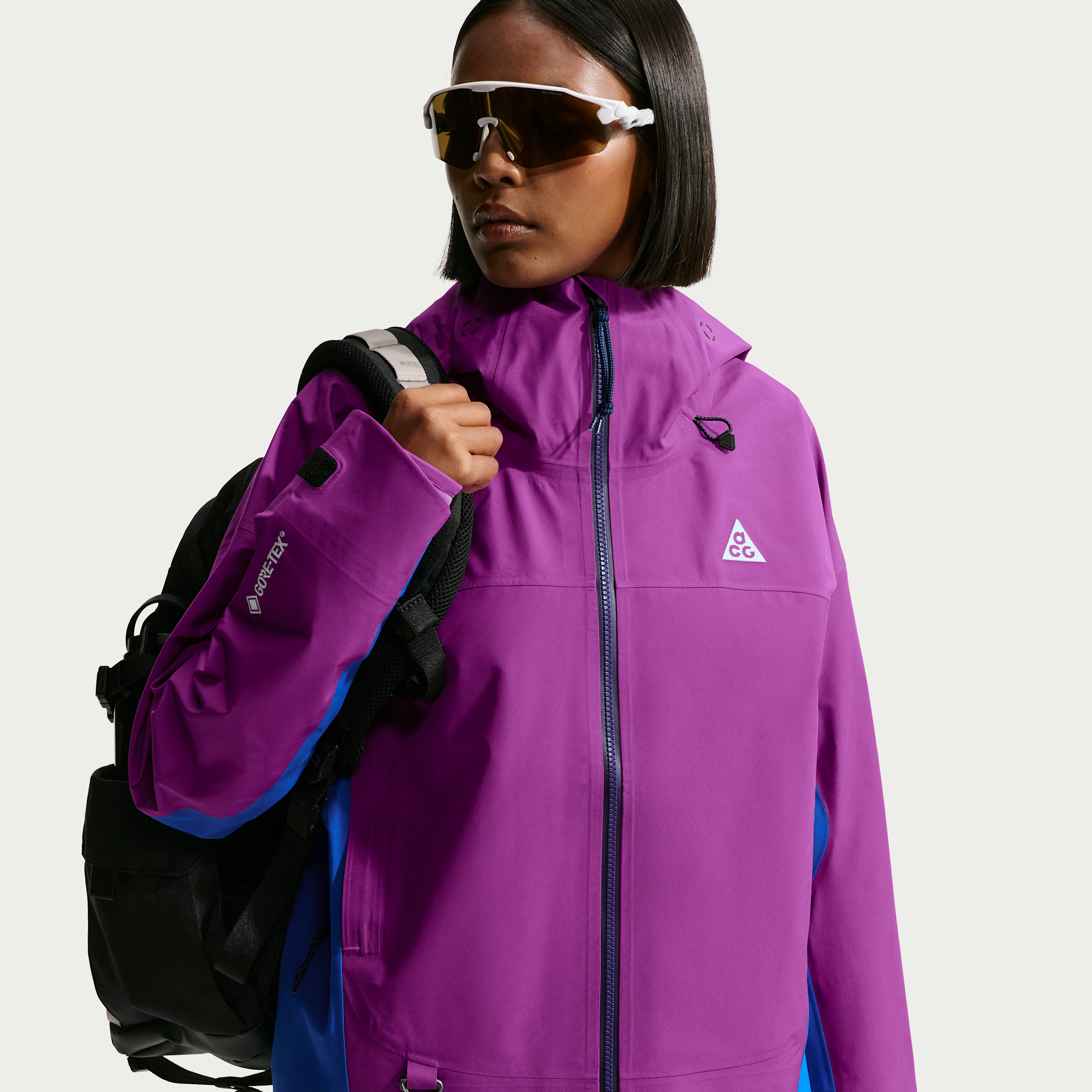 Women's Nike ACG Misery Ridge Storm-FIT ADV GORE-TEX 3L Hiking Jacket in Purple | IM4314-505