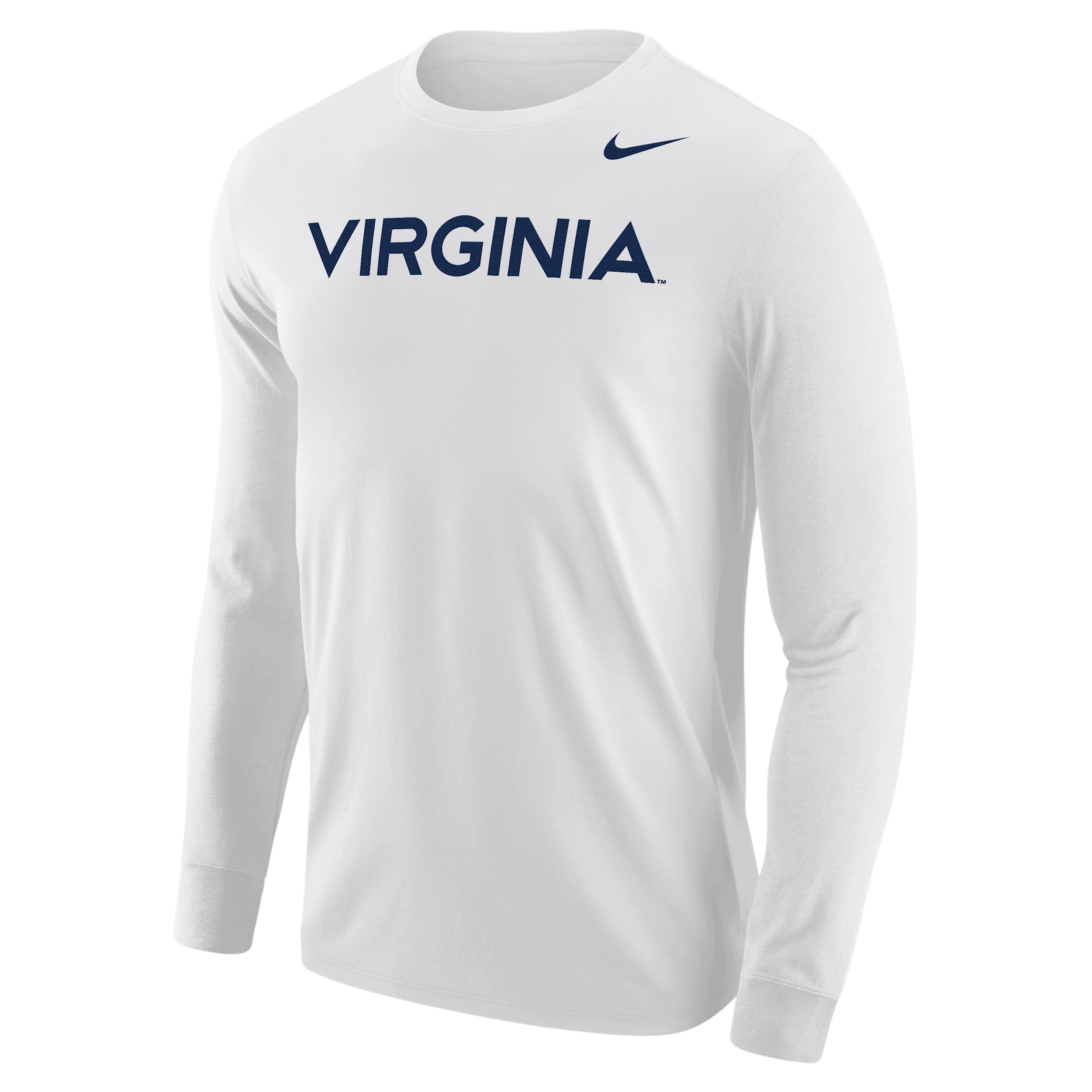 Virginia Cavaliers Nike Men's Football Long-Sleeve T-Shirt in White | M12333P397UNVA-WHT