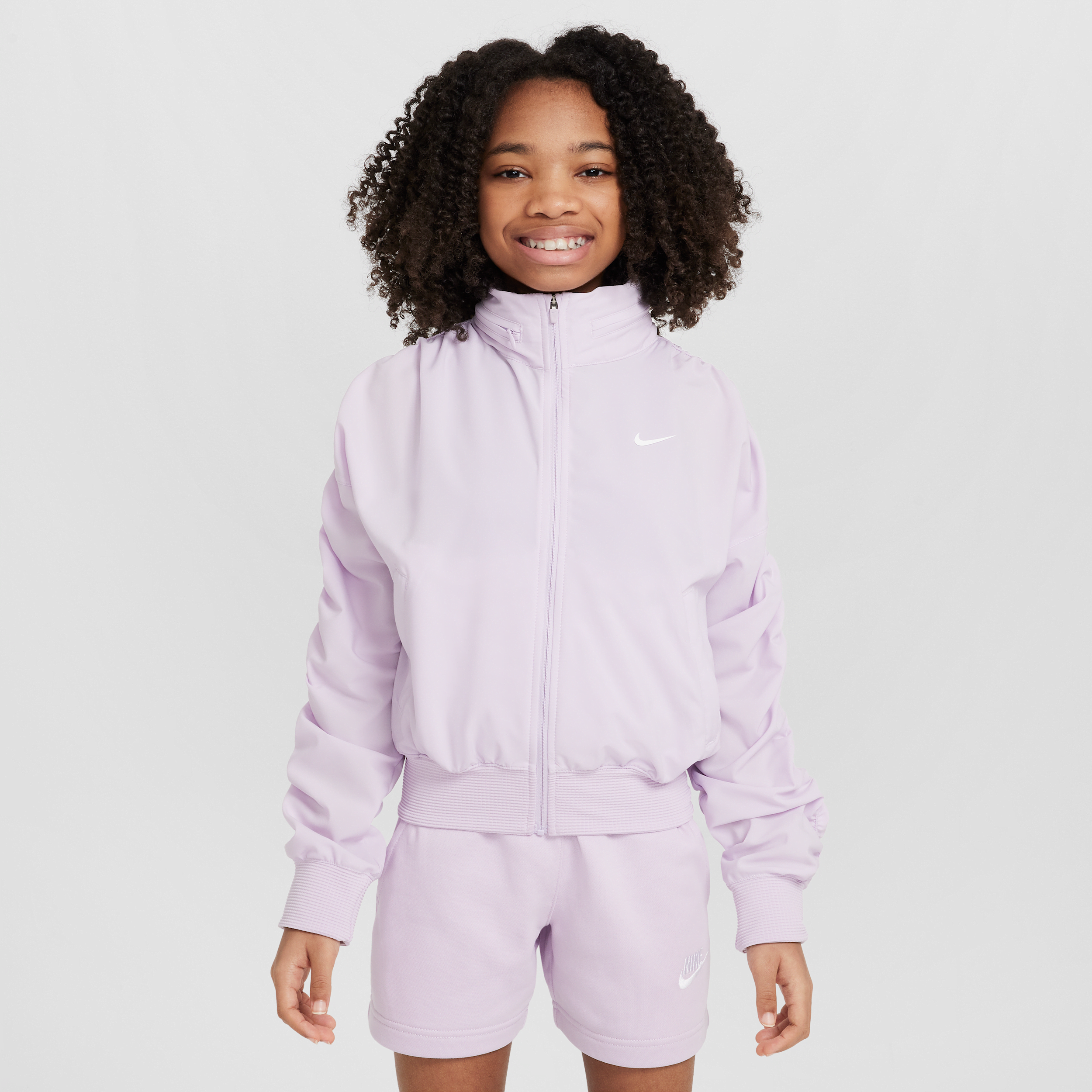Nike Women's Girls' Dri-fit Lightweight Jacket In Purple