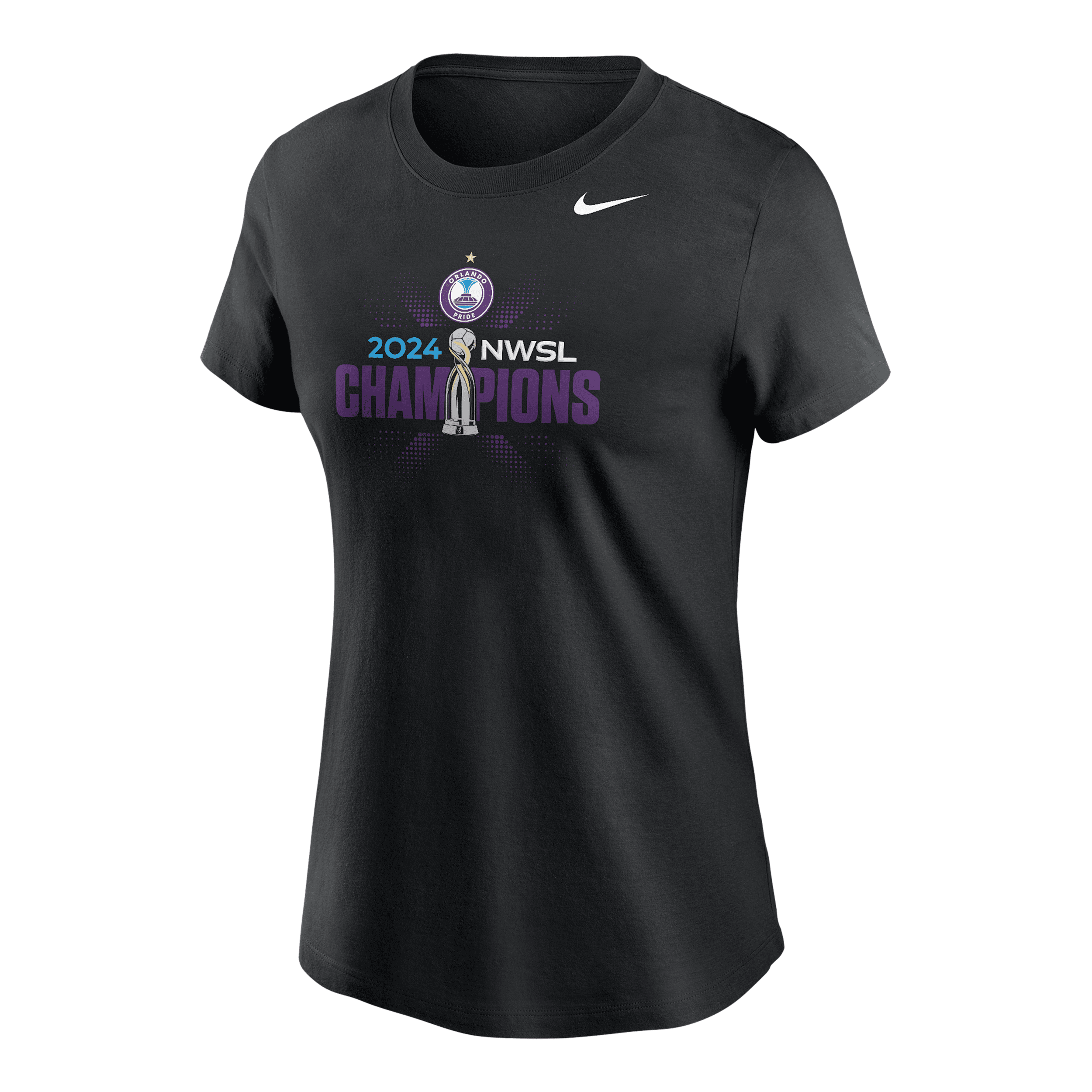 Nike Orlando Pride 2024 Nwsl Champions  Women's T-shirt In Black