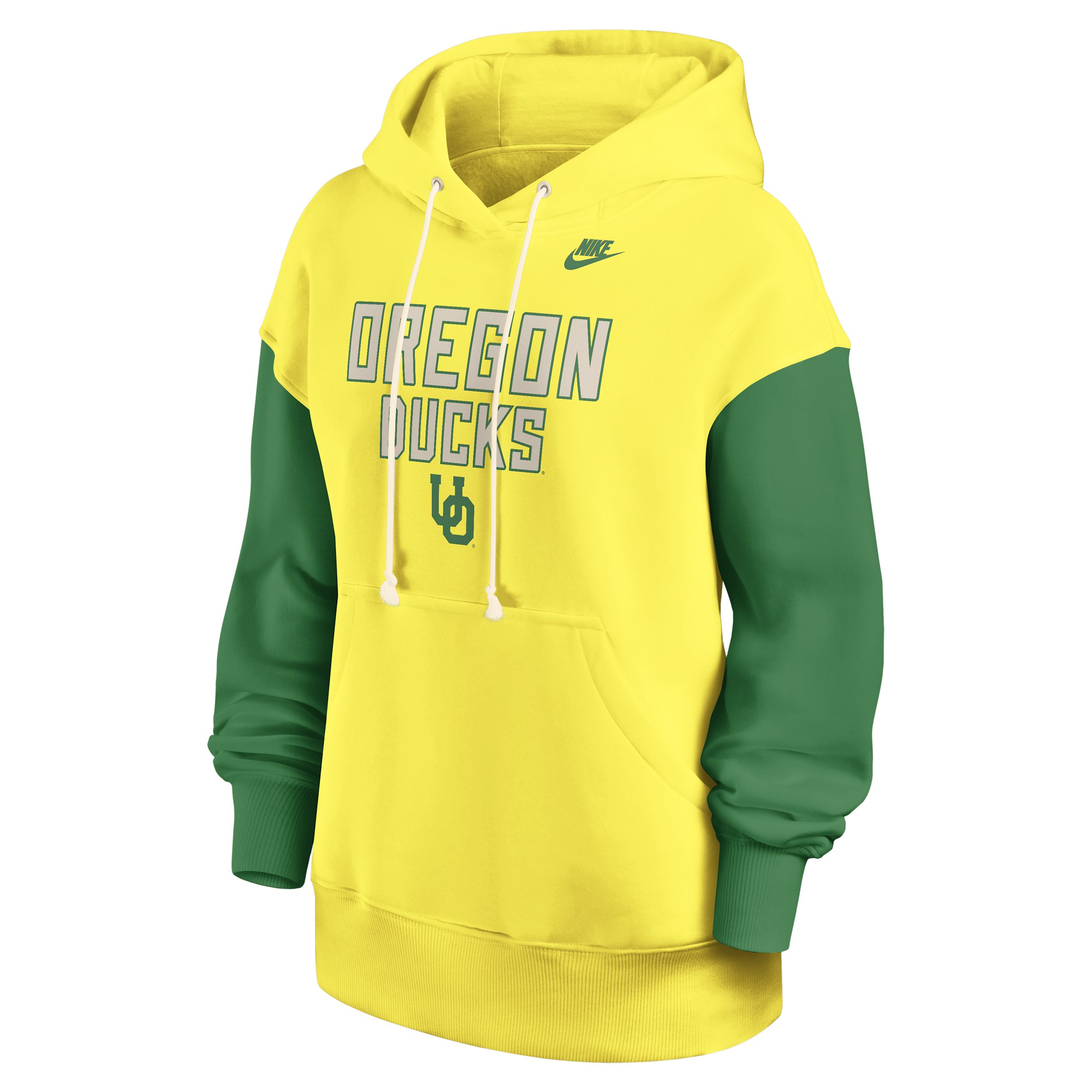 Nike Oregon Legacy Phoenix  Women's College Pullover Hoodie In Yellow