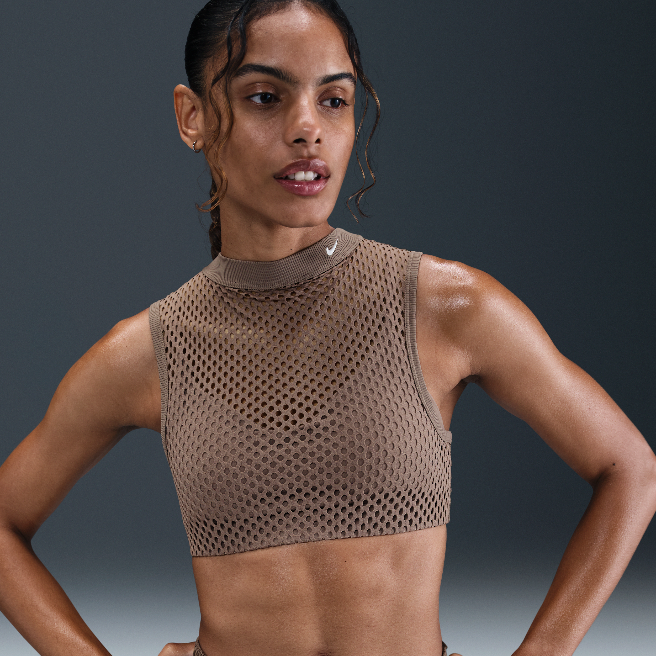 Nike Women's Indy Net Light-support Padded Sports Bra