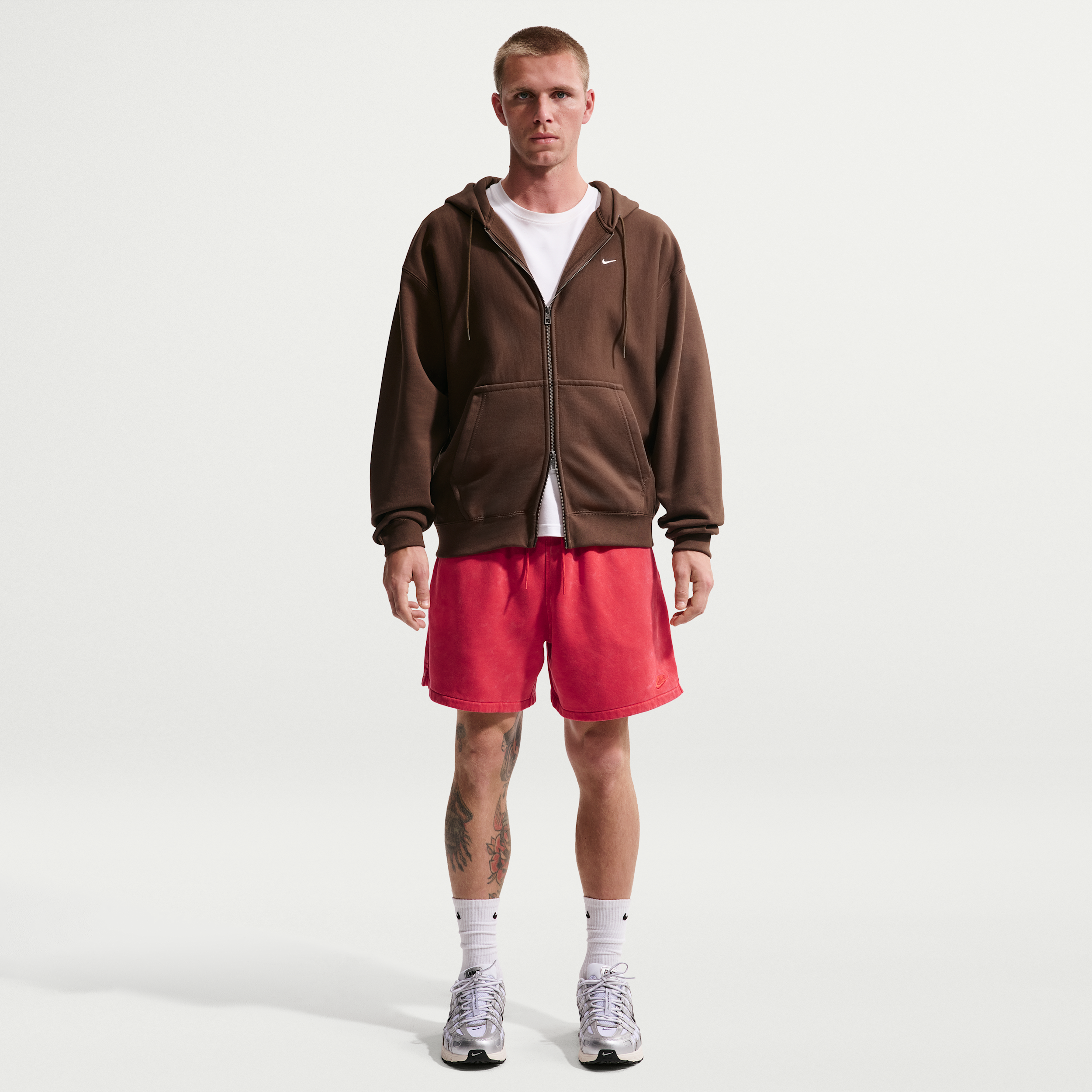 Nike Men's Club Fleece Shorts in Red | IQ5903-657