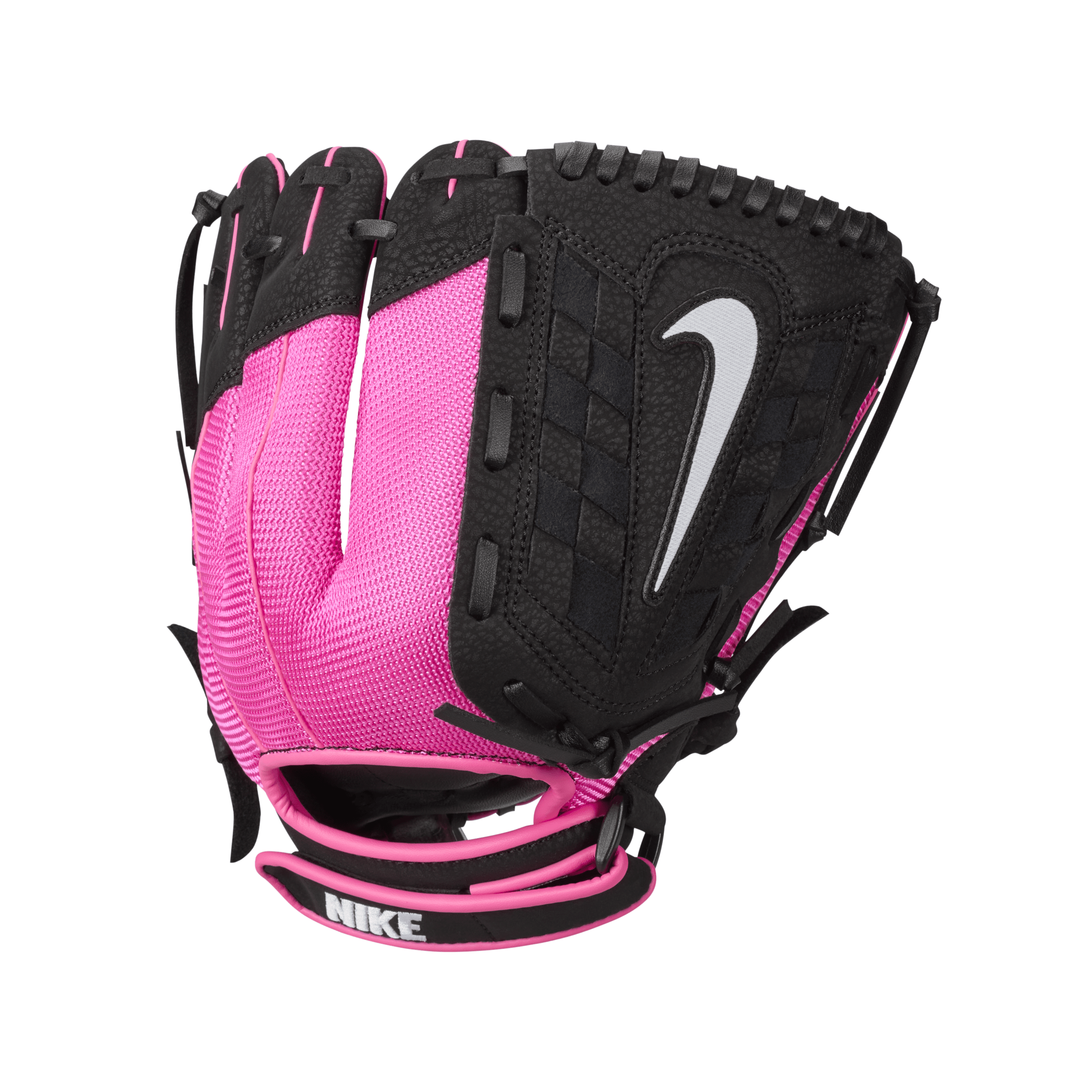 Nike Hyperdiamond Edge Kids' Softball Fielding Glove - Right Hand Throw in Pink | N1000294-612
