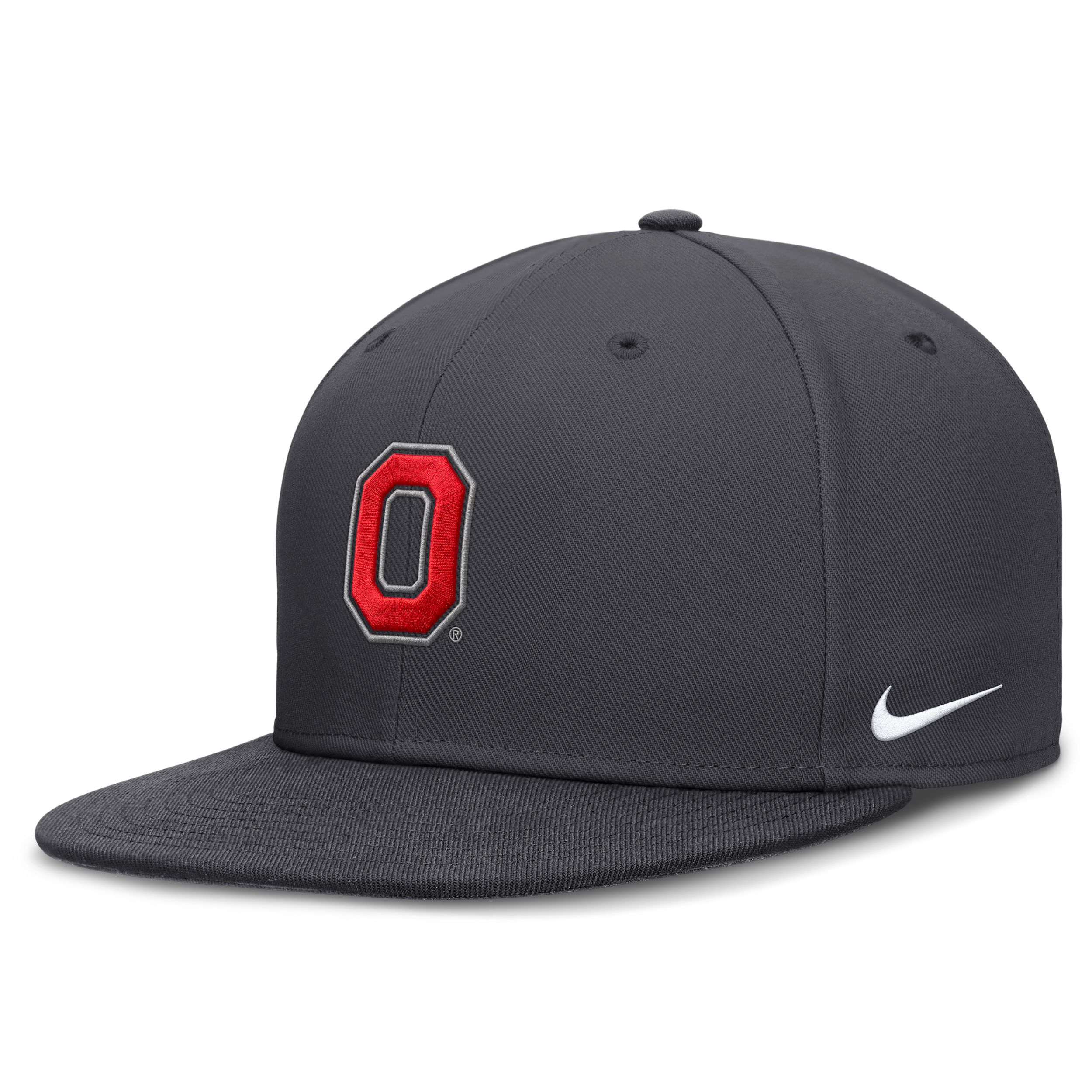 Nike Men's Anthracite Ohio State Buckeyes Pro Dri-fit Fitted Hat - Anthracite