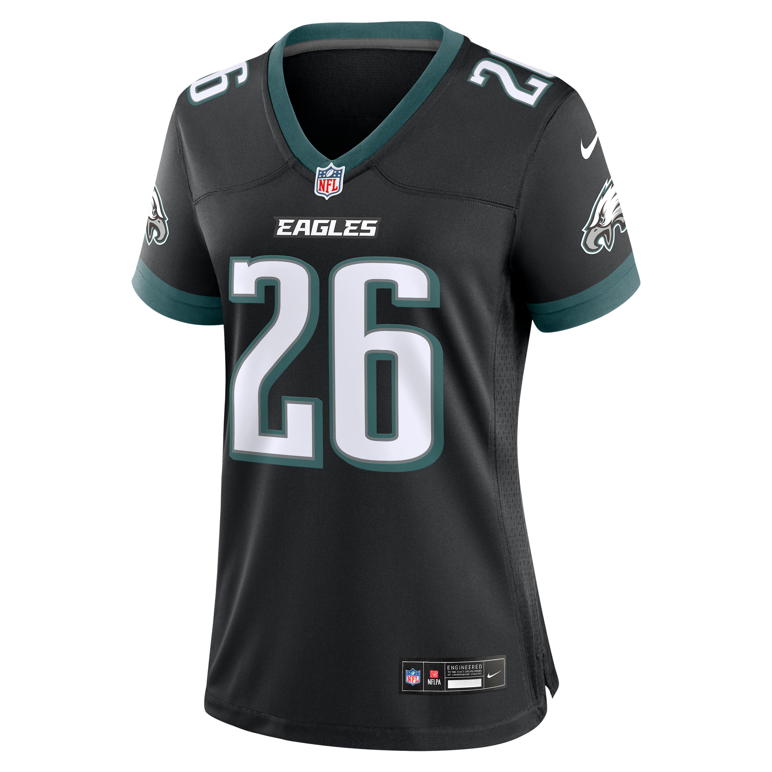 Saquon Barkley Philadelphia Eagles Nike Women's NFL Game Jersey in Black | 67NW0G5T86F-XZ7