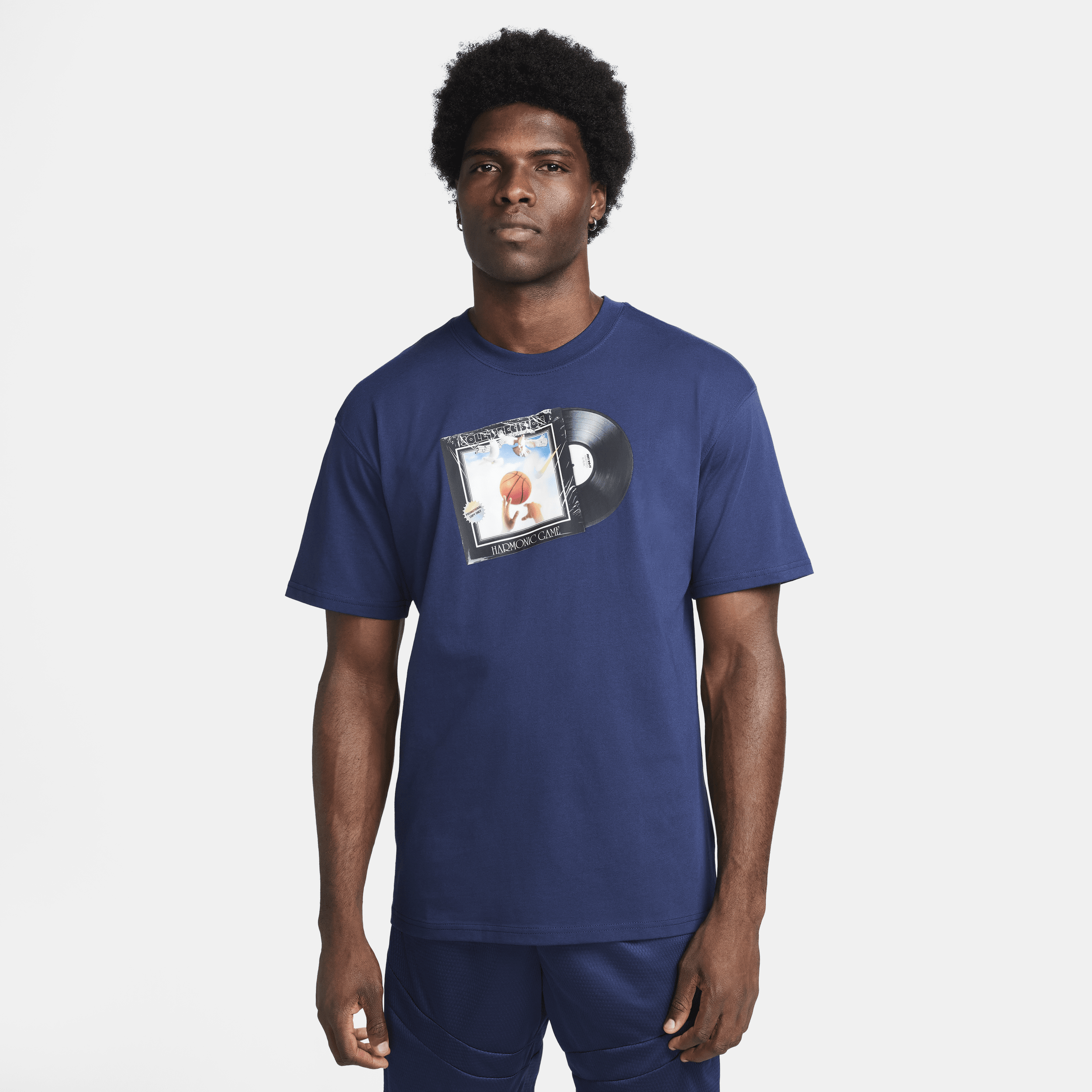 Nike Men's Max90 Basketball T-shirt In Blue