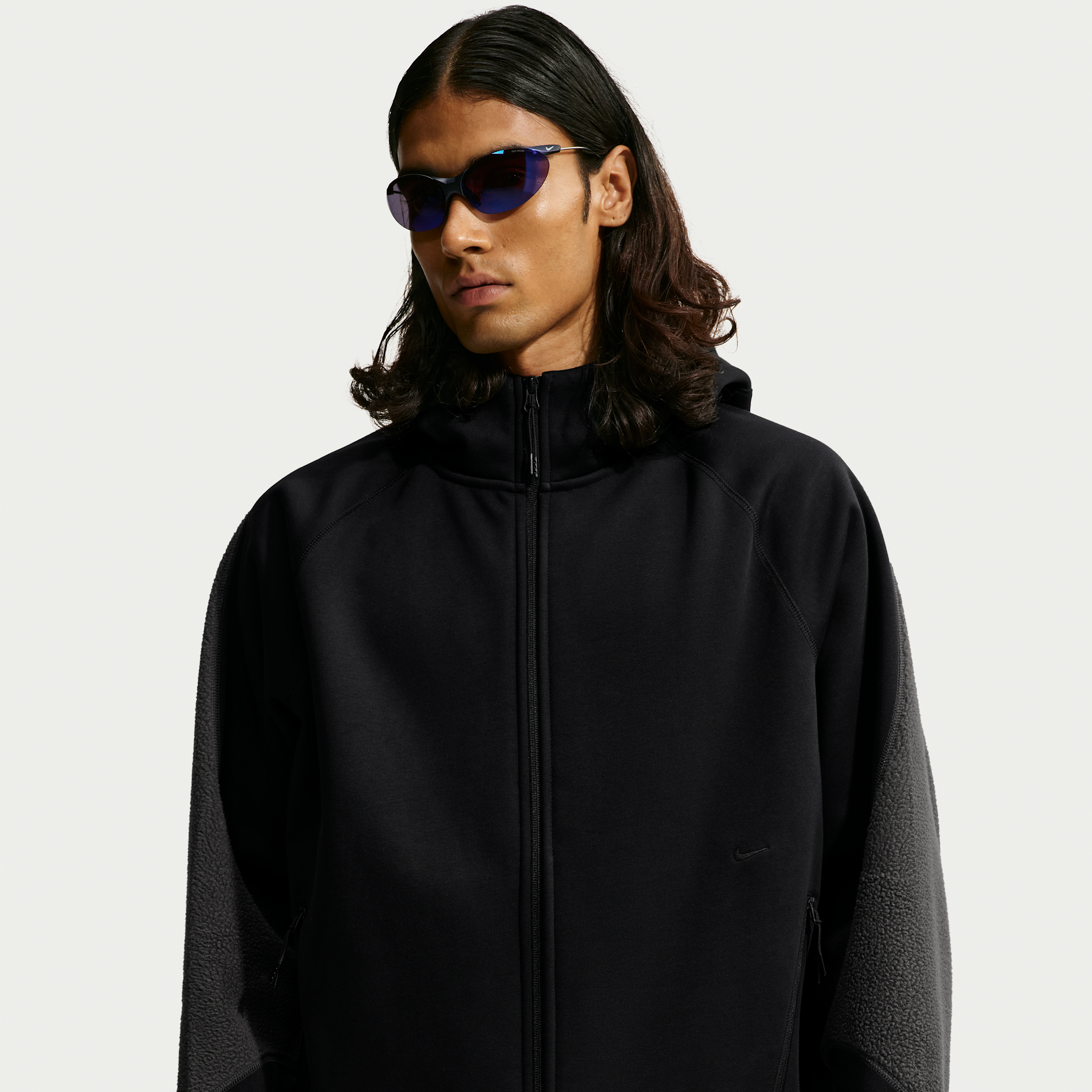 Nike Men's Tech Boreas Therma-FIT Full-Zip Hoodie in Black | IM6227-010