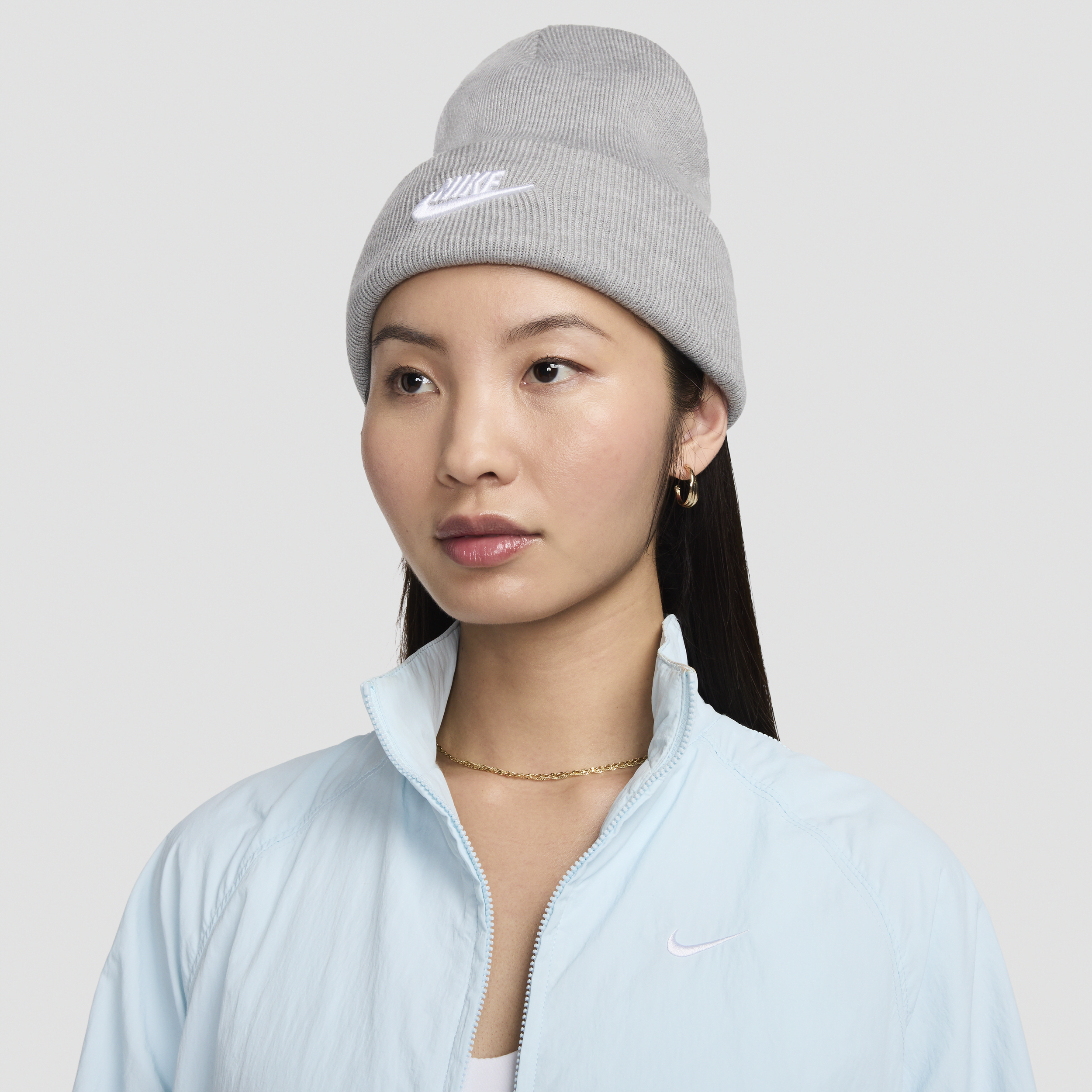 Nike Unisex Peak Futura Beanie In Grey