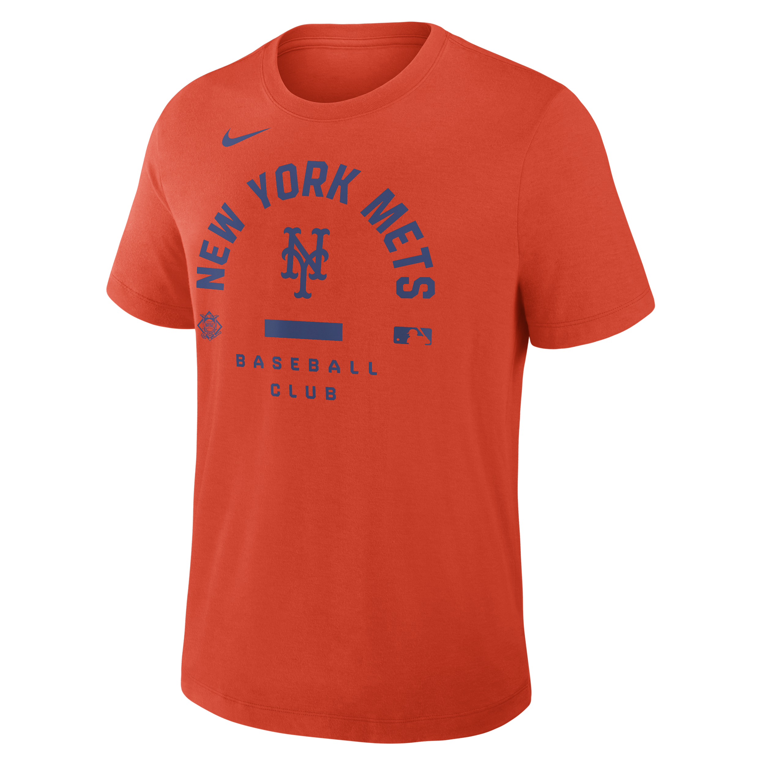 New York Mets Authentic Collection Early Work Nike Men's Dri-FIT MLB T-Shirt in Orange | 034J89LNME-HXK