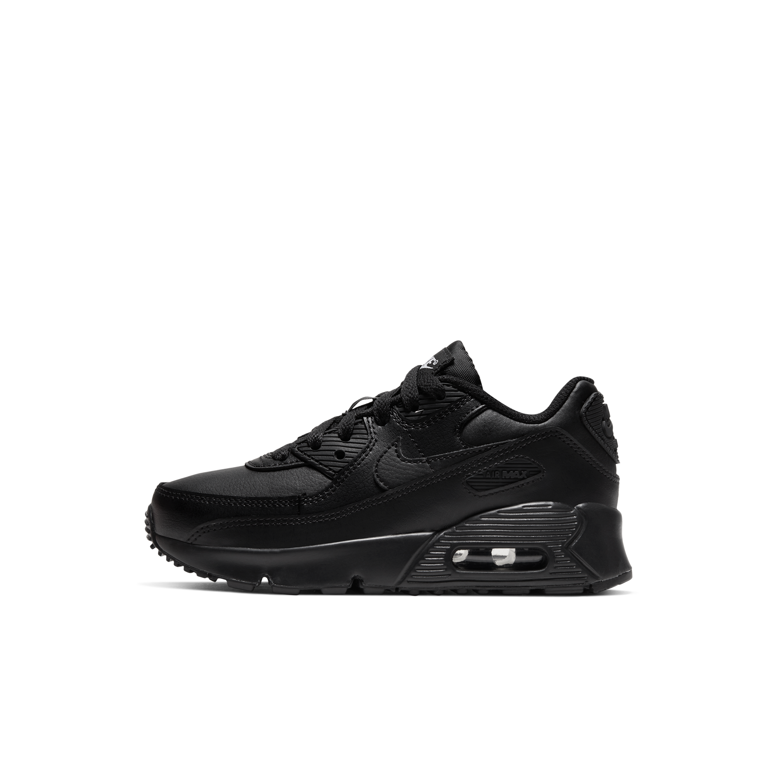 Boys Preschool Nike Air Max 90 - Boys' Preschool Shoes Black/Black/Black Size 13.5