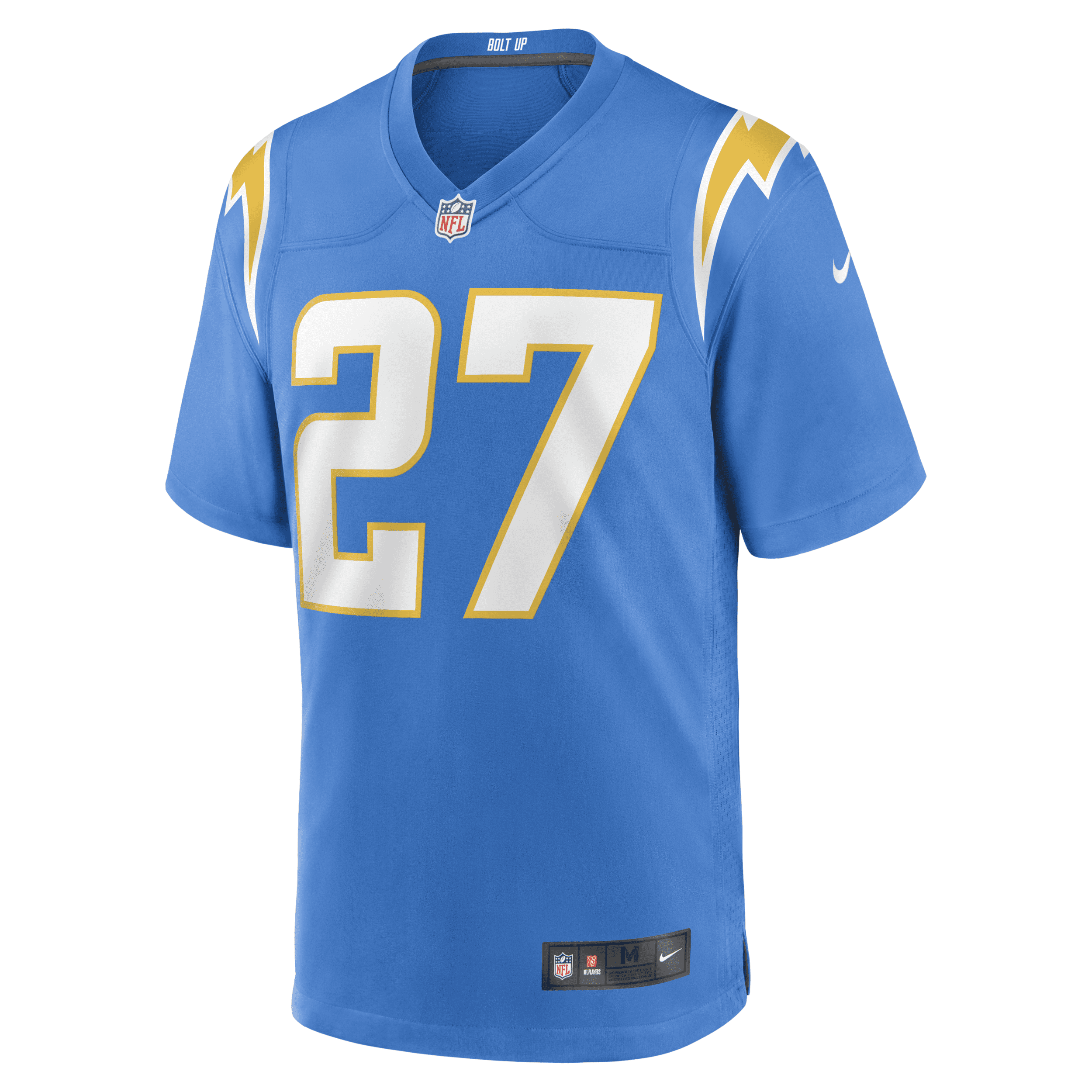 NIKE MEN'S NFL LOS ANGELES CHARGERS (J.C. JACKSON) GAME FOOTBALL JERSEY,1009227616