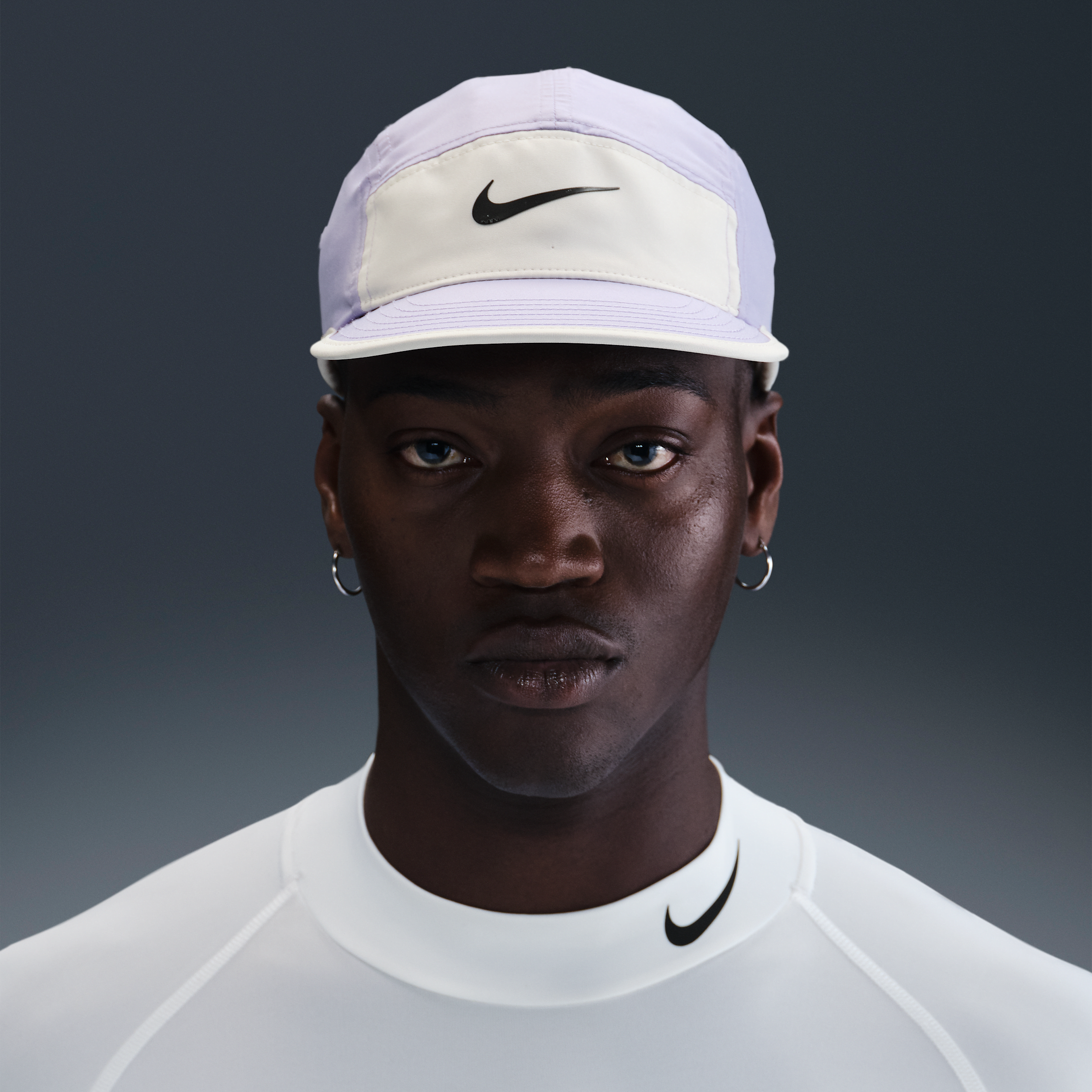 Nike Unisex Dri-fit Fly Unstructured Swoosh Cap In Purple