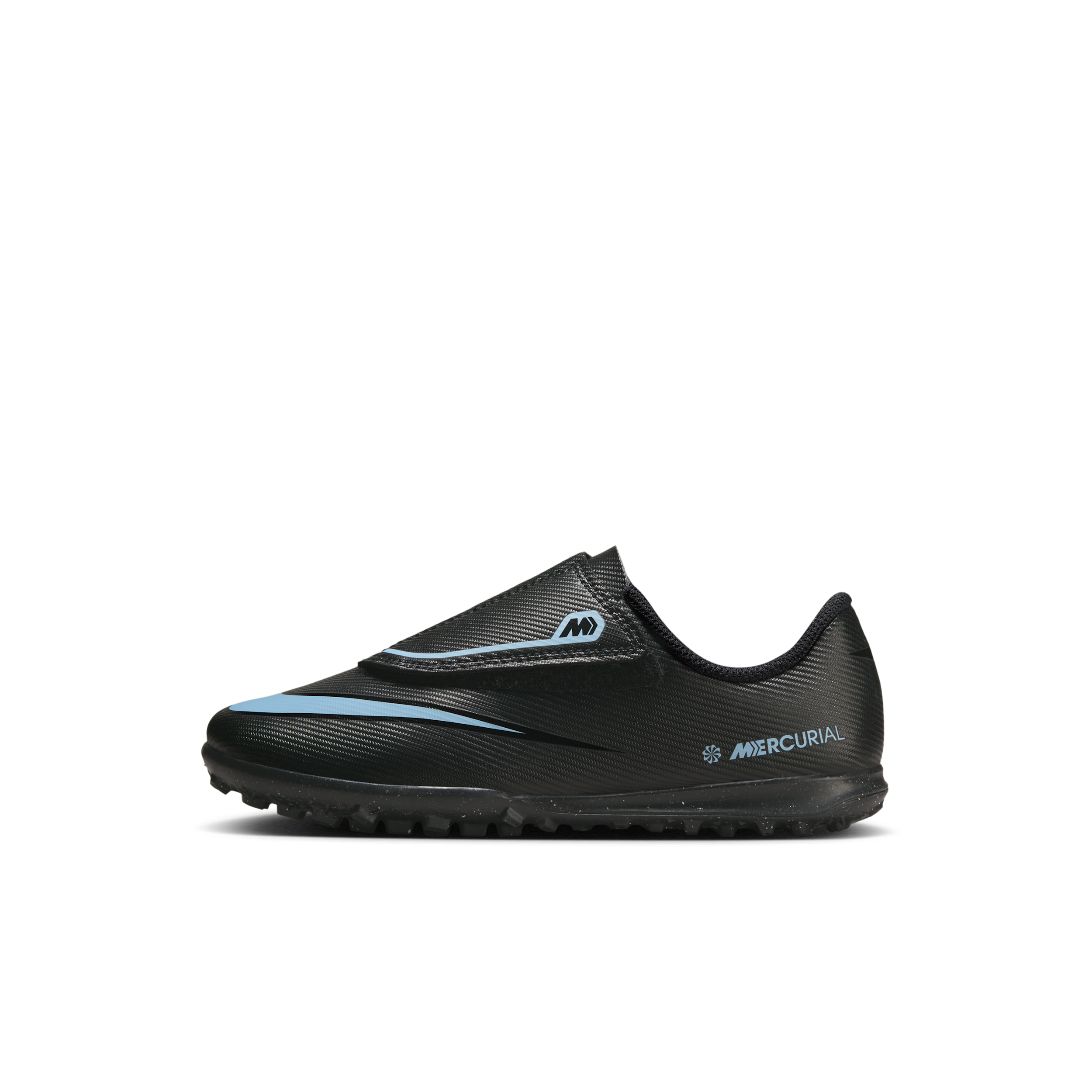 Nike Jr. Mercurial Vapor 16 Club Little Kids' Turf Low-top Soccer Shoes In Black