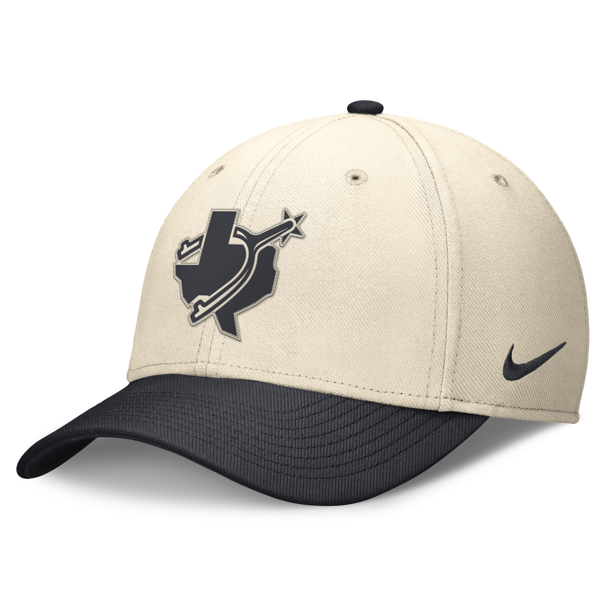 Nike Texas Rangers City Connect Swoosh  Men's Dri-fit Mlb Hat In Orange